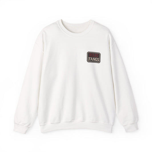'Rojo Fangs' Edition 1 Vintage Patch Racing Logo Crewneck Sweatshirt