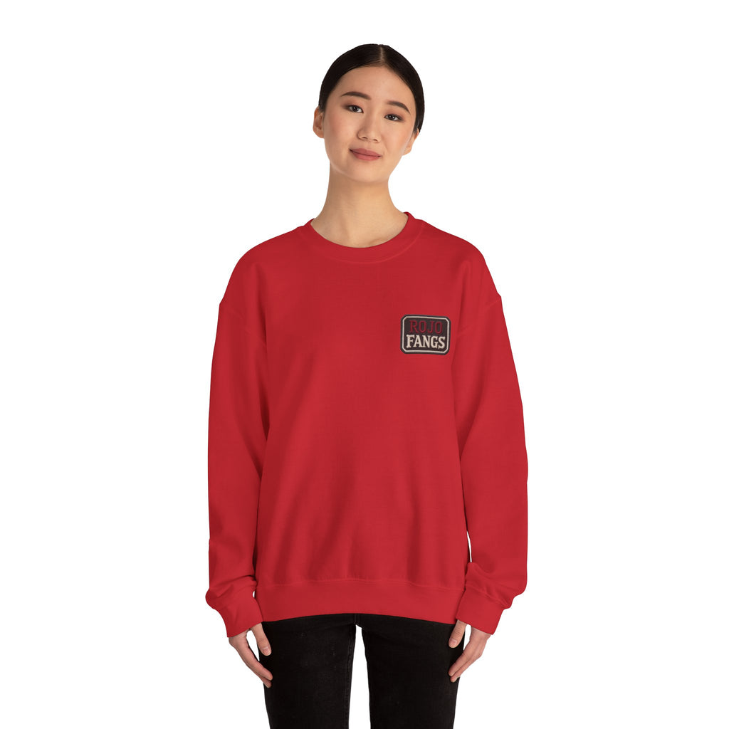 'Rojo Fangs' Edition 1 Vintage Patch Racing Logo Crewneck Sweatshirt