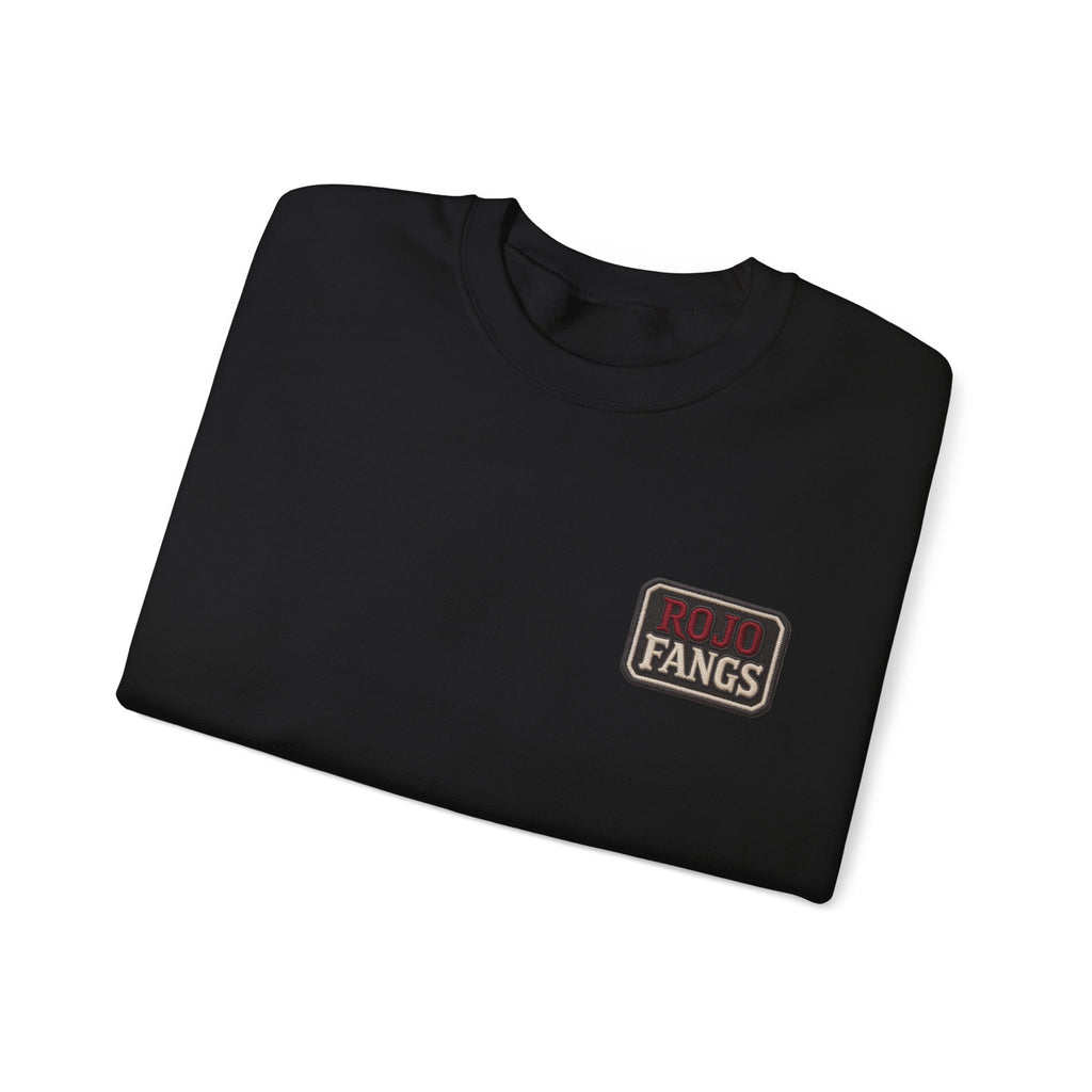 'Rojo Fangs' Edition 1 Vintage Patch Racing Logo Crewneck Sweatshirt
