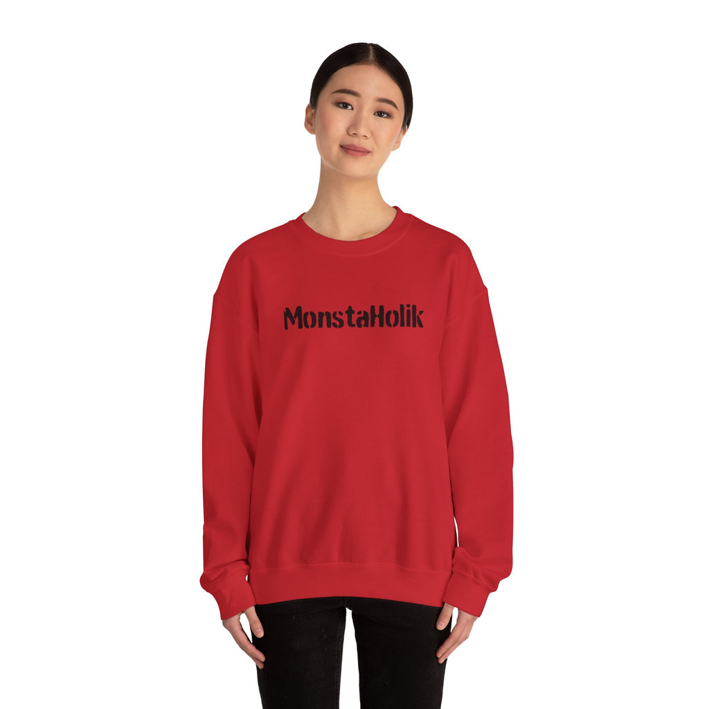 MonstaHolik Graphic Sweatshirt — Character Collage Crewneck