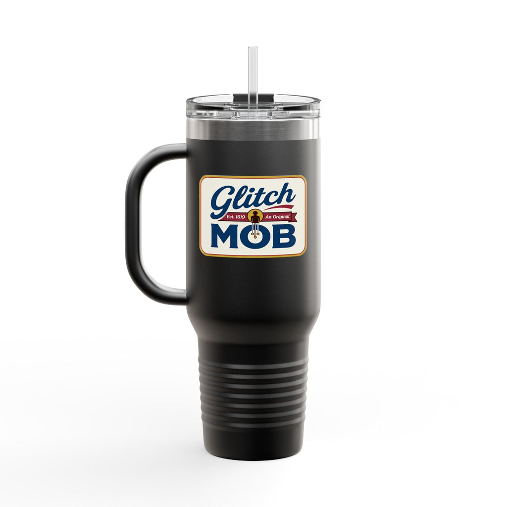 "Glitch Mob" Retro Logo Tumbler 40 oz Insulated