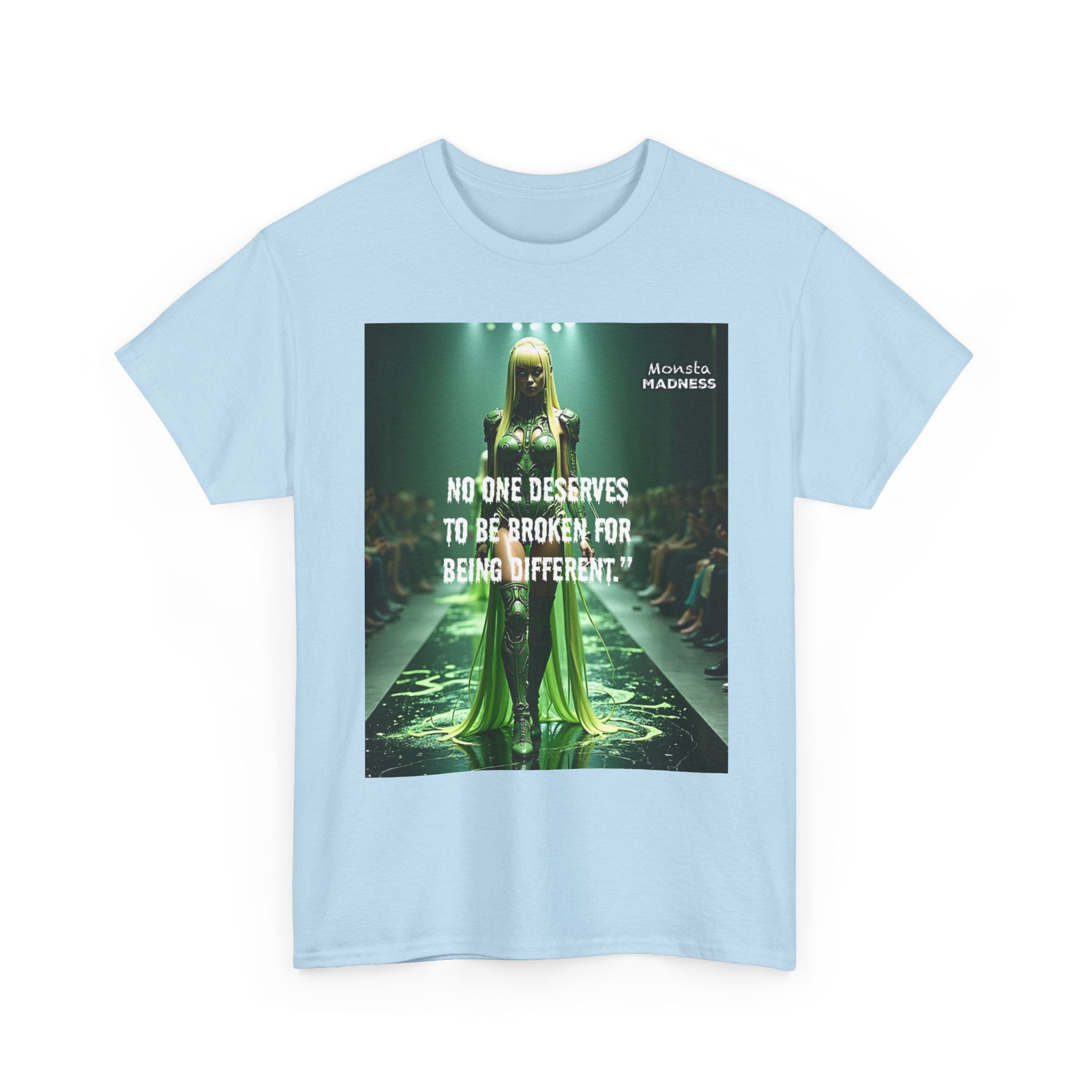 Monsta Madness  Gilgora Swamp Drip Different Is Power Unisex Heavy Cotton Tee