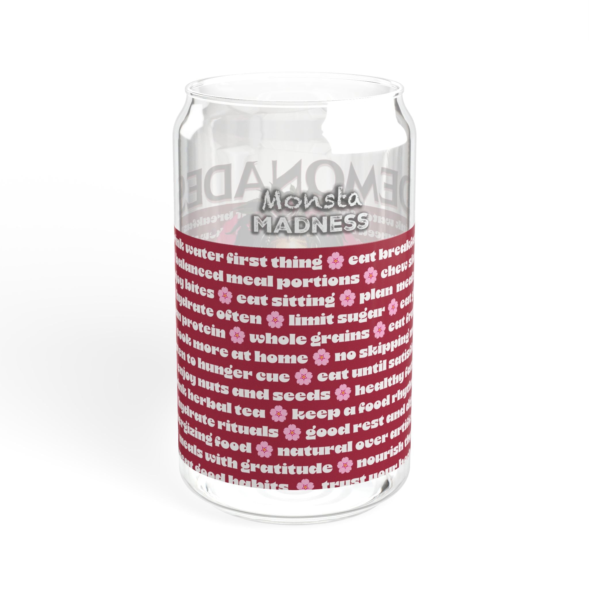 Monsta Madness “Demonades” 16oz Sipper Glass Demon Hunters Edition