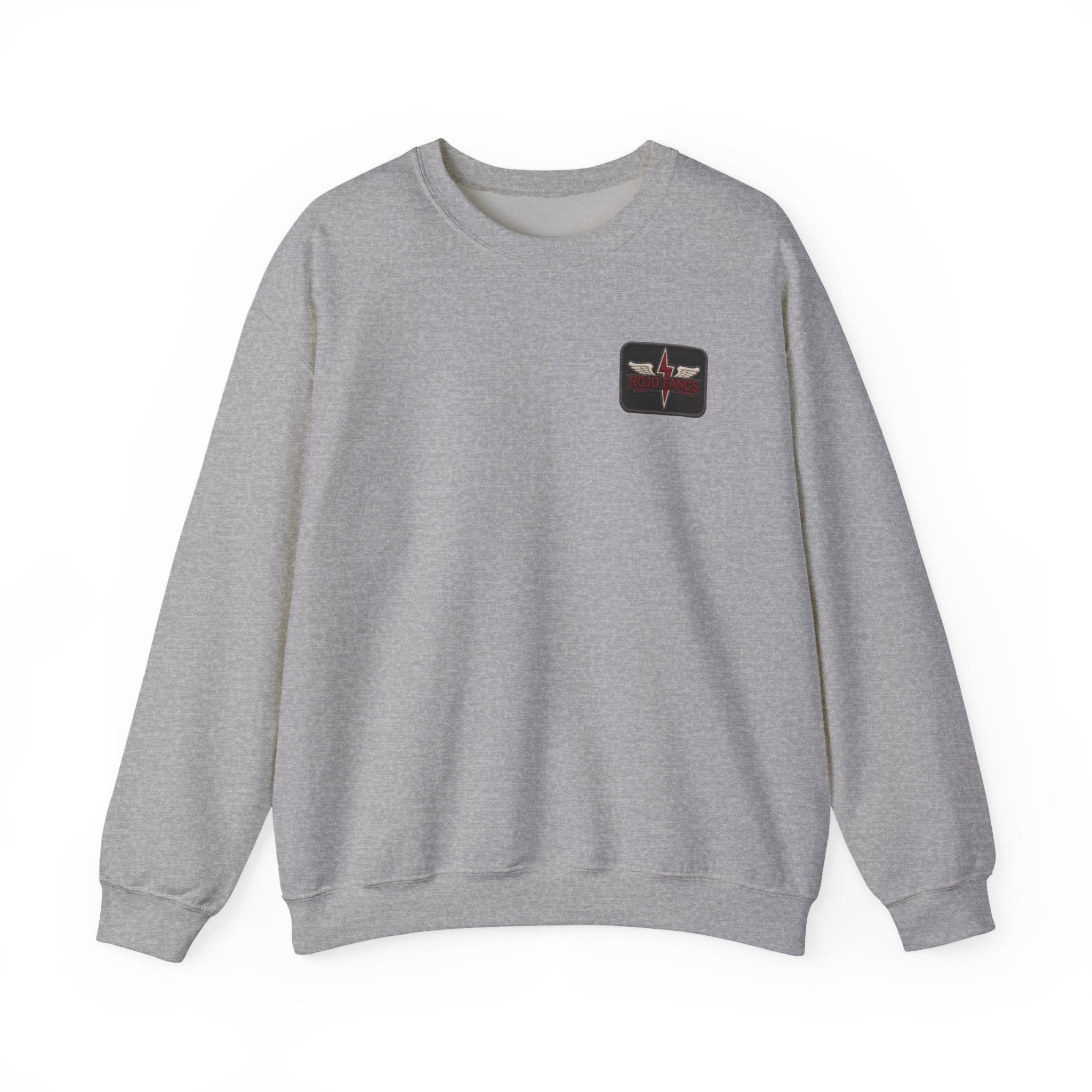 'Rojo Fangs' Edition 2 Vintage Patch Racing Logo Crewneck Sweatshirt