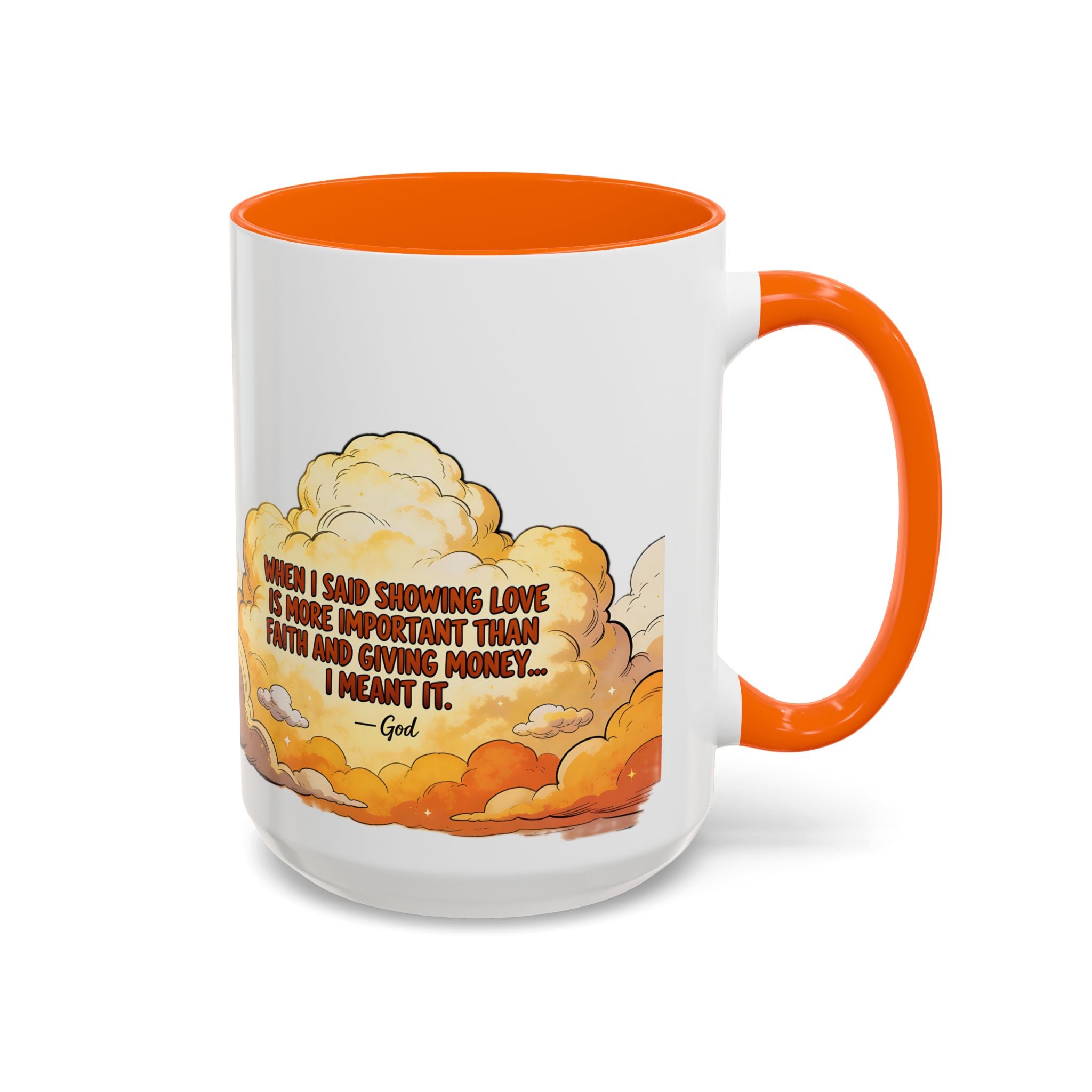 Godawfuls Coffee Mug — "Love is The greatest..." Inspirational Faith Coffee Mug