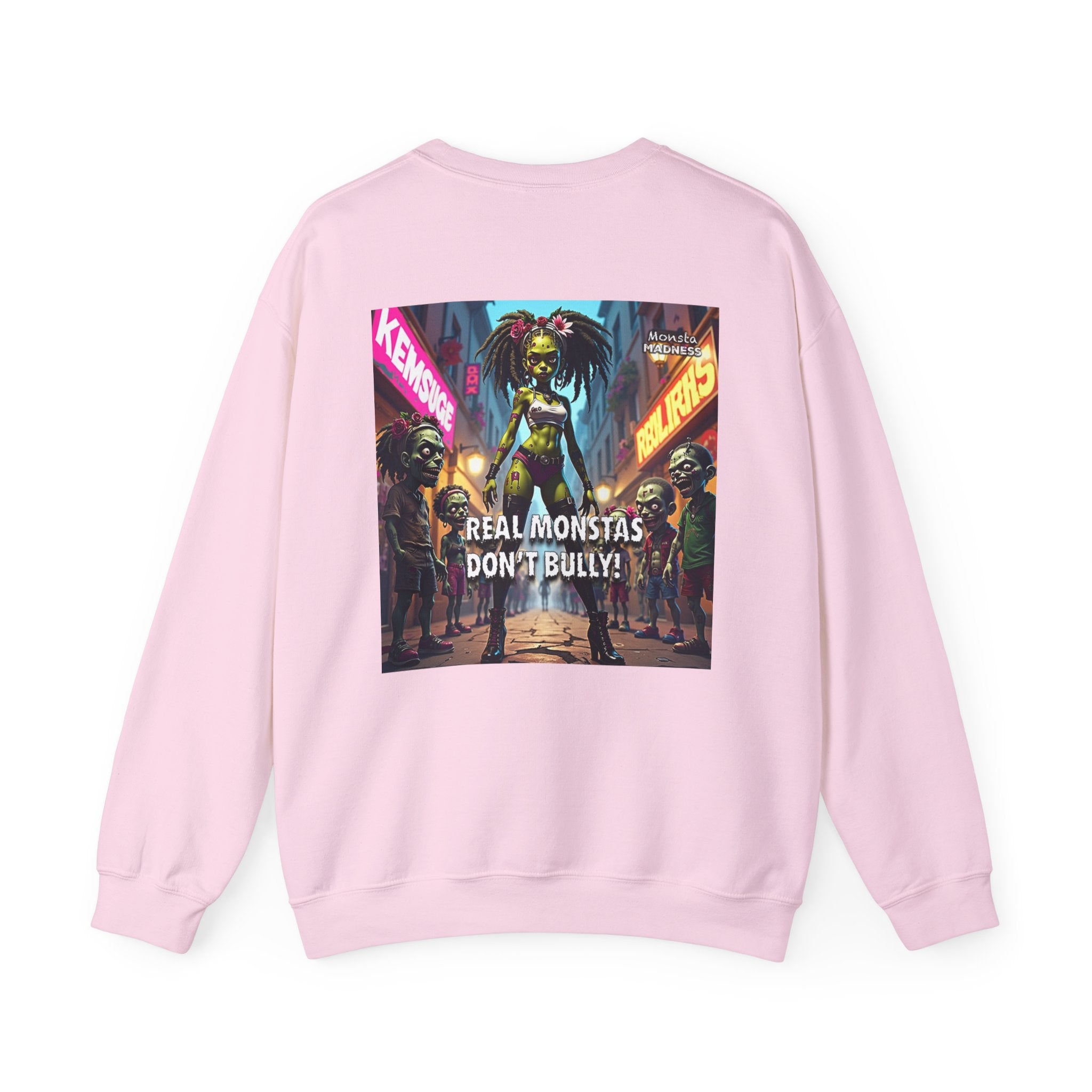 MonstaHolik Graphic Sweatshirt — No Bullying