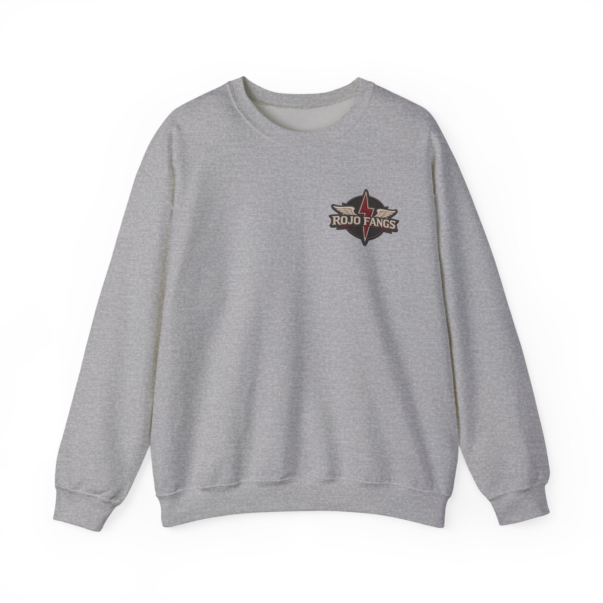 ‘Rojo Fangs' Edition 3 Vintage Patch Racing Logo Crewneck Sweatshirt