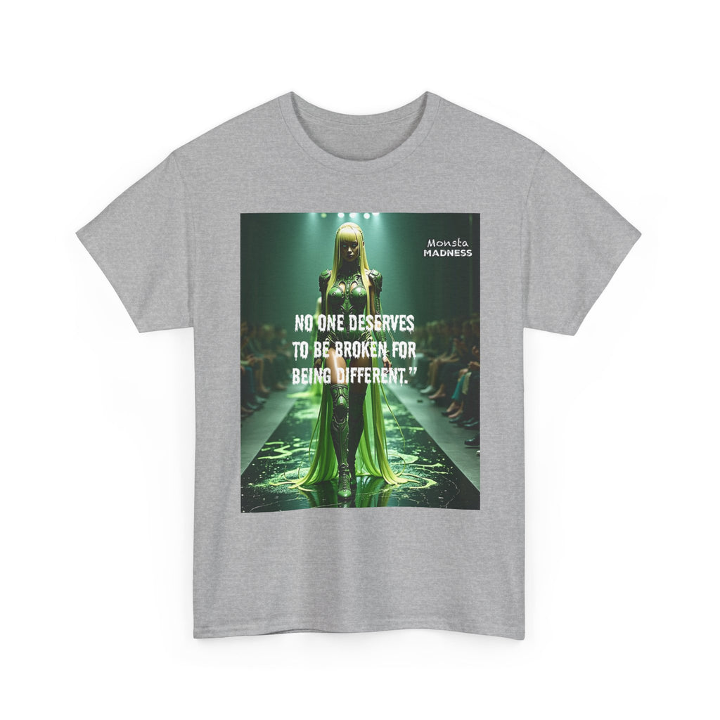 Monsta Madness  Gilgora Swamp Drip Different Is Power Unisex Heavy Cotton Tee