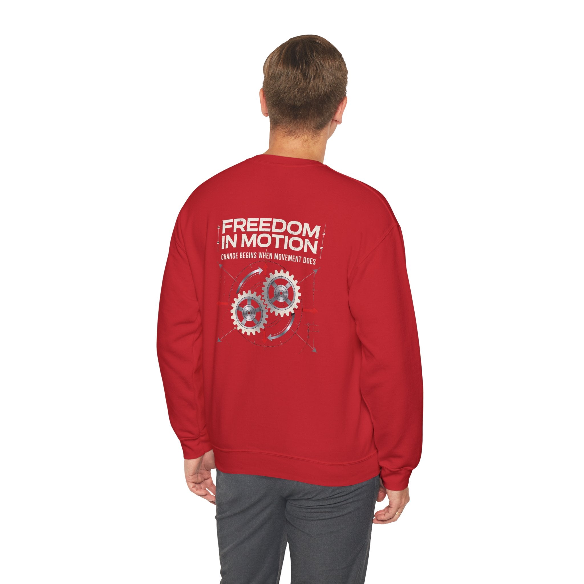Torque Fangs Freedom In Motion Crewneck Sweatshirt