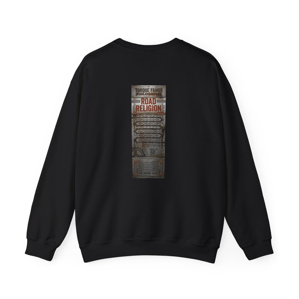 Torque Fangs Road Religion Crewneck Sweatshirt