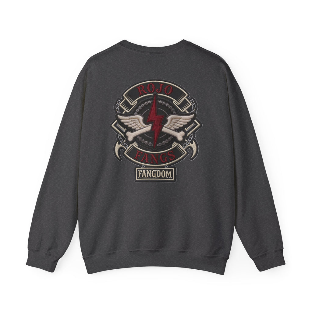 'Rojo Fangs' Edition 1 Vintage Patch Racing Logo Crewneck Sweatshirt