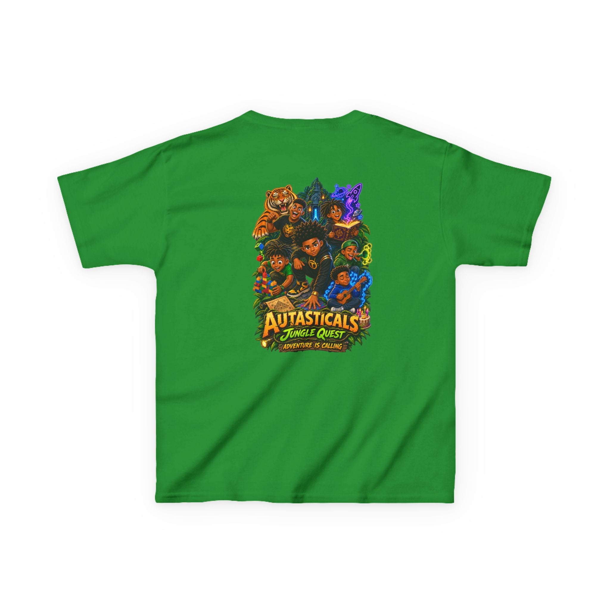 Autasticals™ Jungle Quest Kids T-Shirt– Celebrating Neurodiverse Kids Superpowers