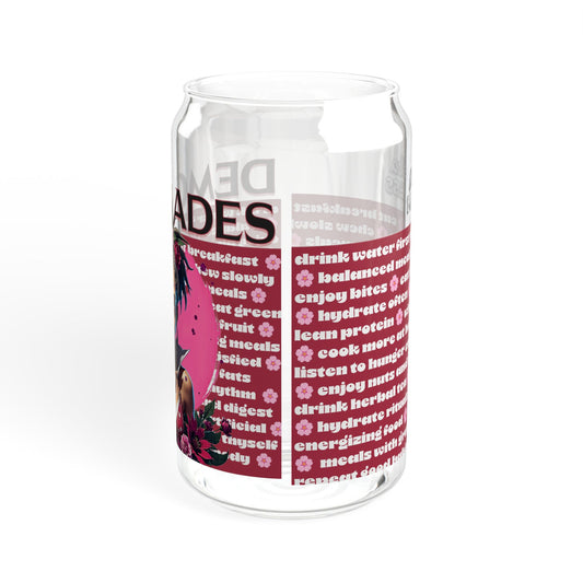 Monsta Madness “Demonades” 16oz Sipper Glass Demon Hunters Edition