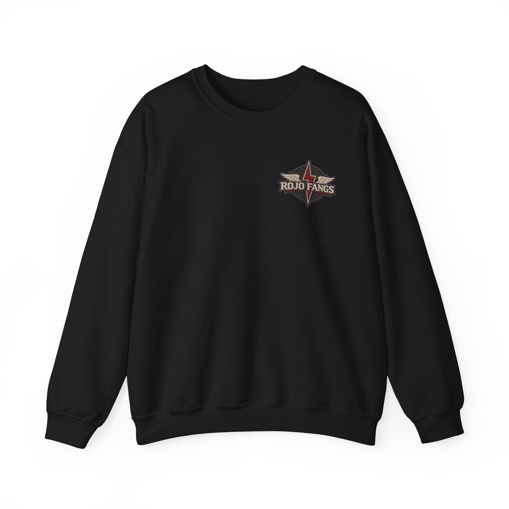 ‘Rojo Fangs' Edition 3 Vintage Patch Racing Logo Crewneck Sweatshirt