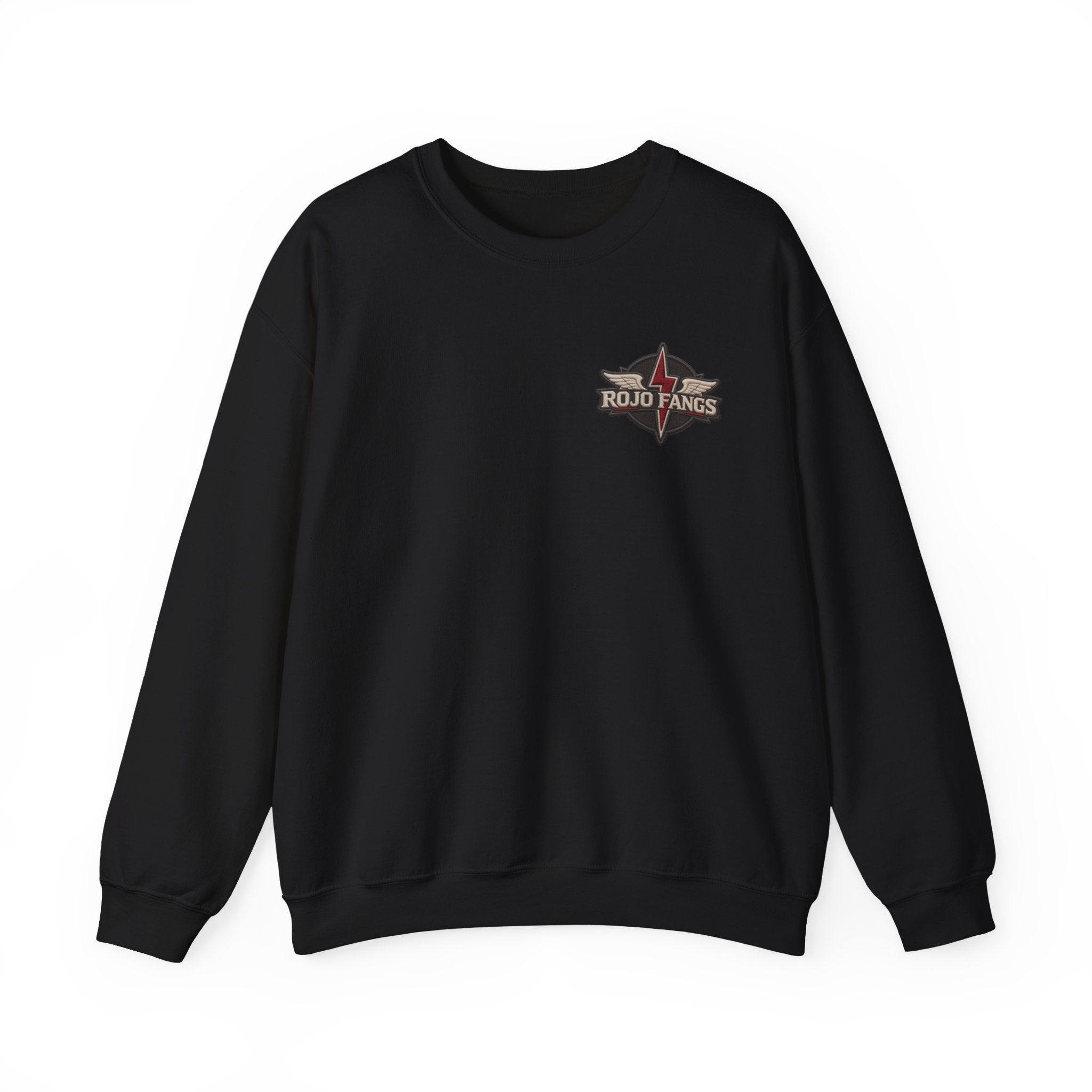 ‘Rojo Fangs' Edition 3 Vintage Patch Racing Logo Crewneck Sweatshirt