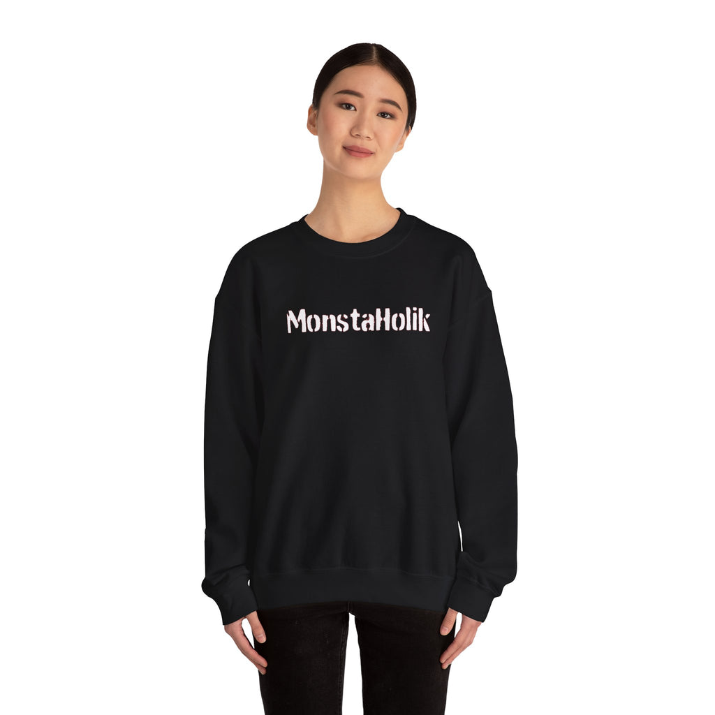 MonstaHolik Graphic Sweatshirt — Character Collage Crewneck
