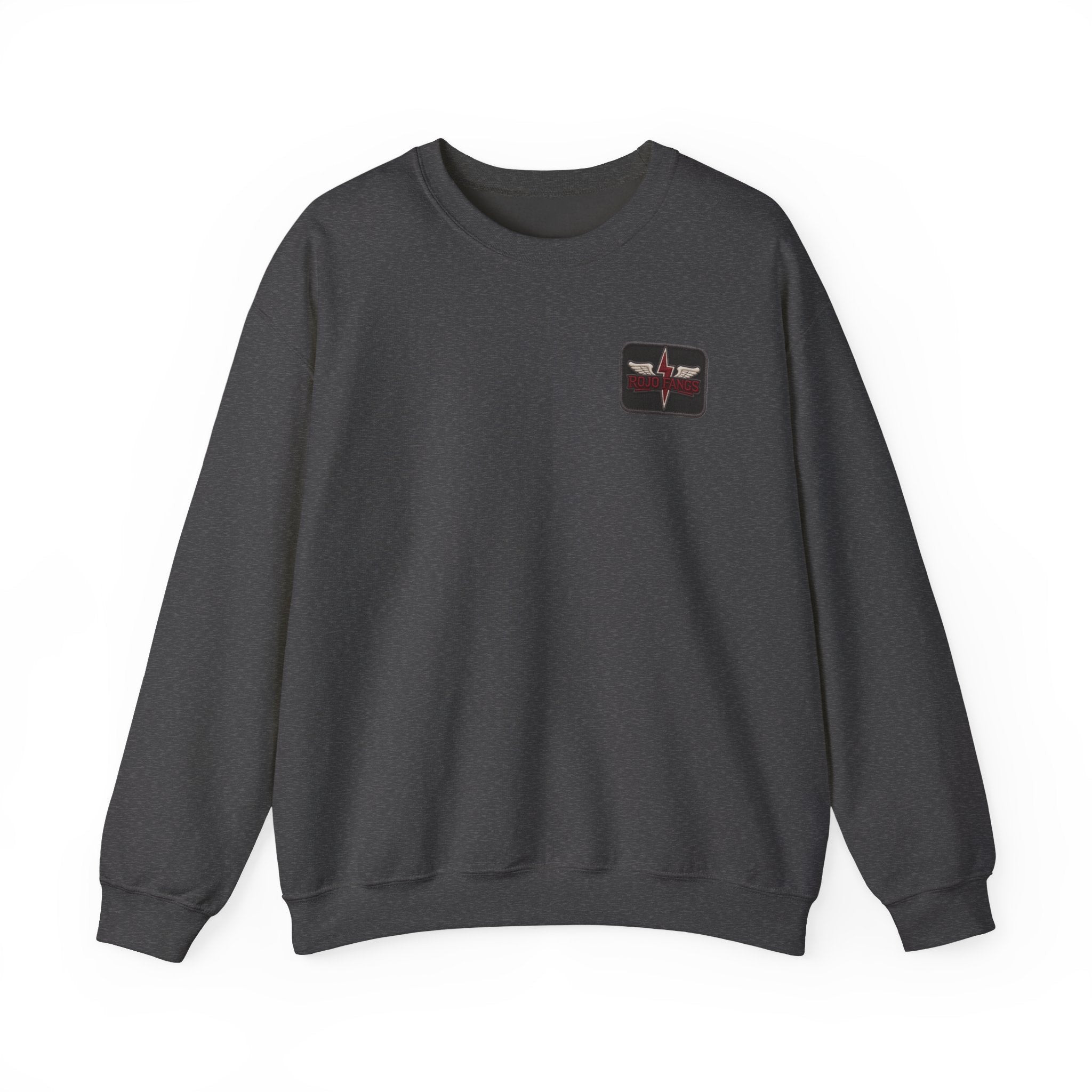 'Rojo Fangs' Edition 2 Vintage Patch Racing Logo Crewneck Sweatshirt