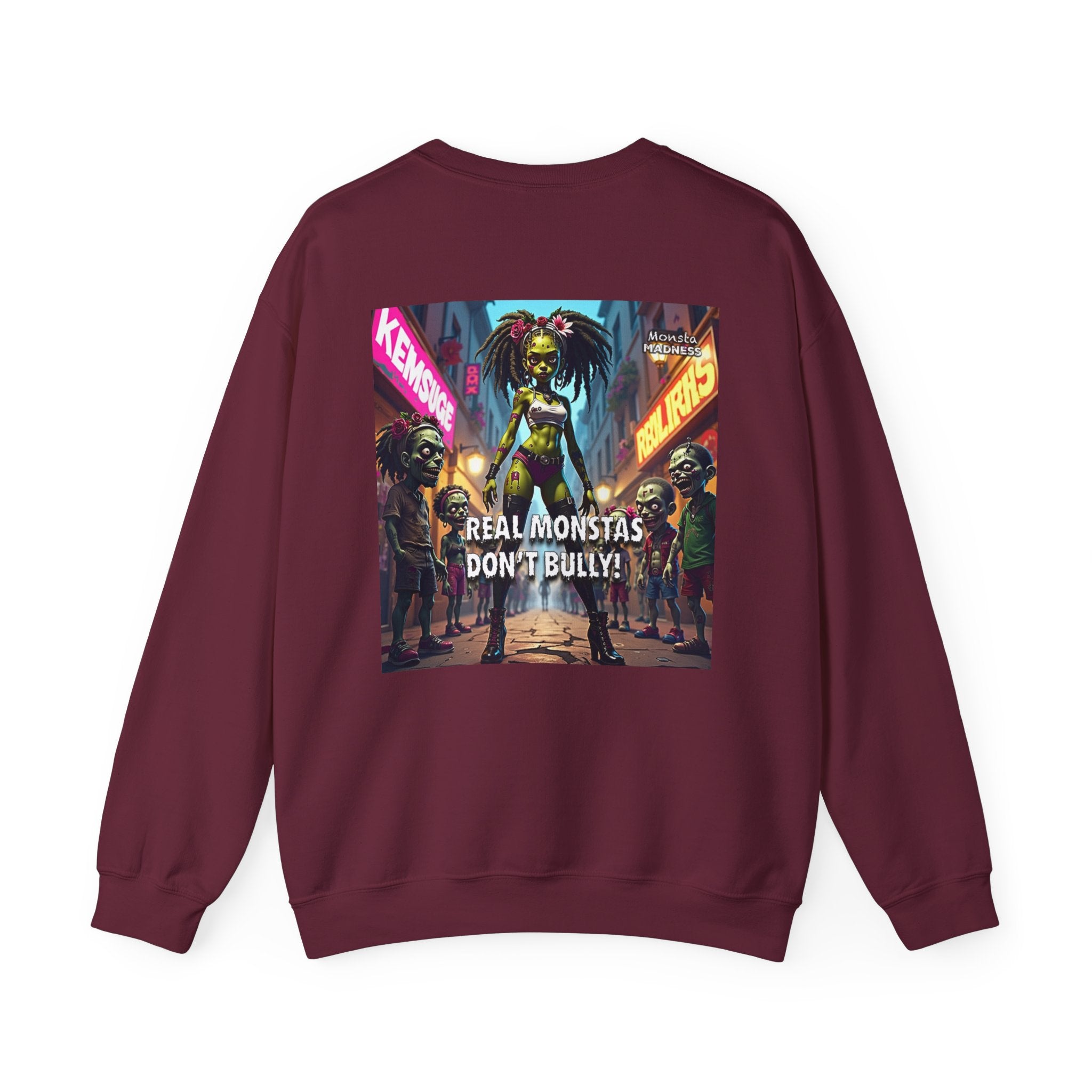 MonstaHolik Graphic Sweatshirt — No Bullying