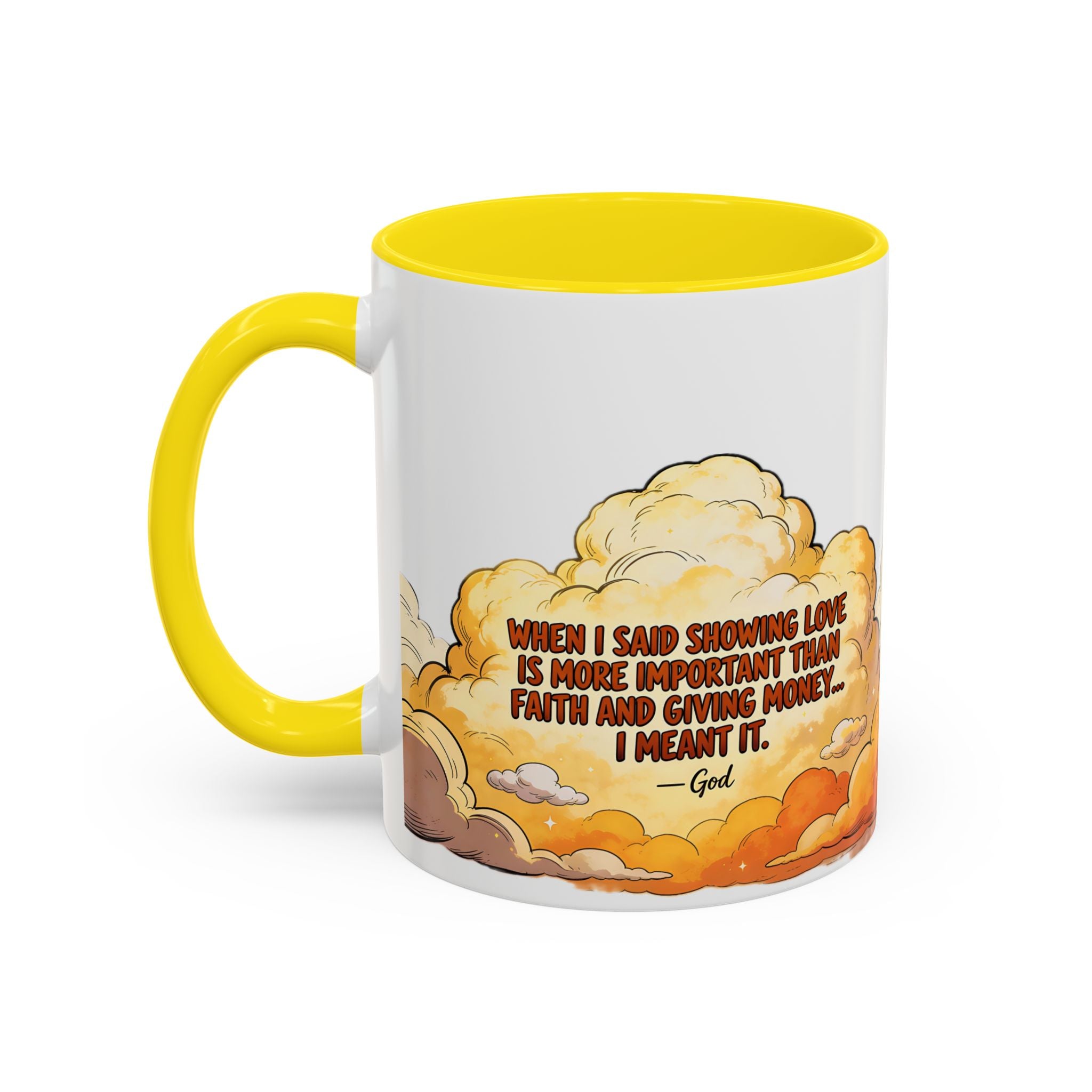 Godawfuls Coffee Mug — "Love is The greatest..." Inspirational Faith Coffee Mug