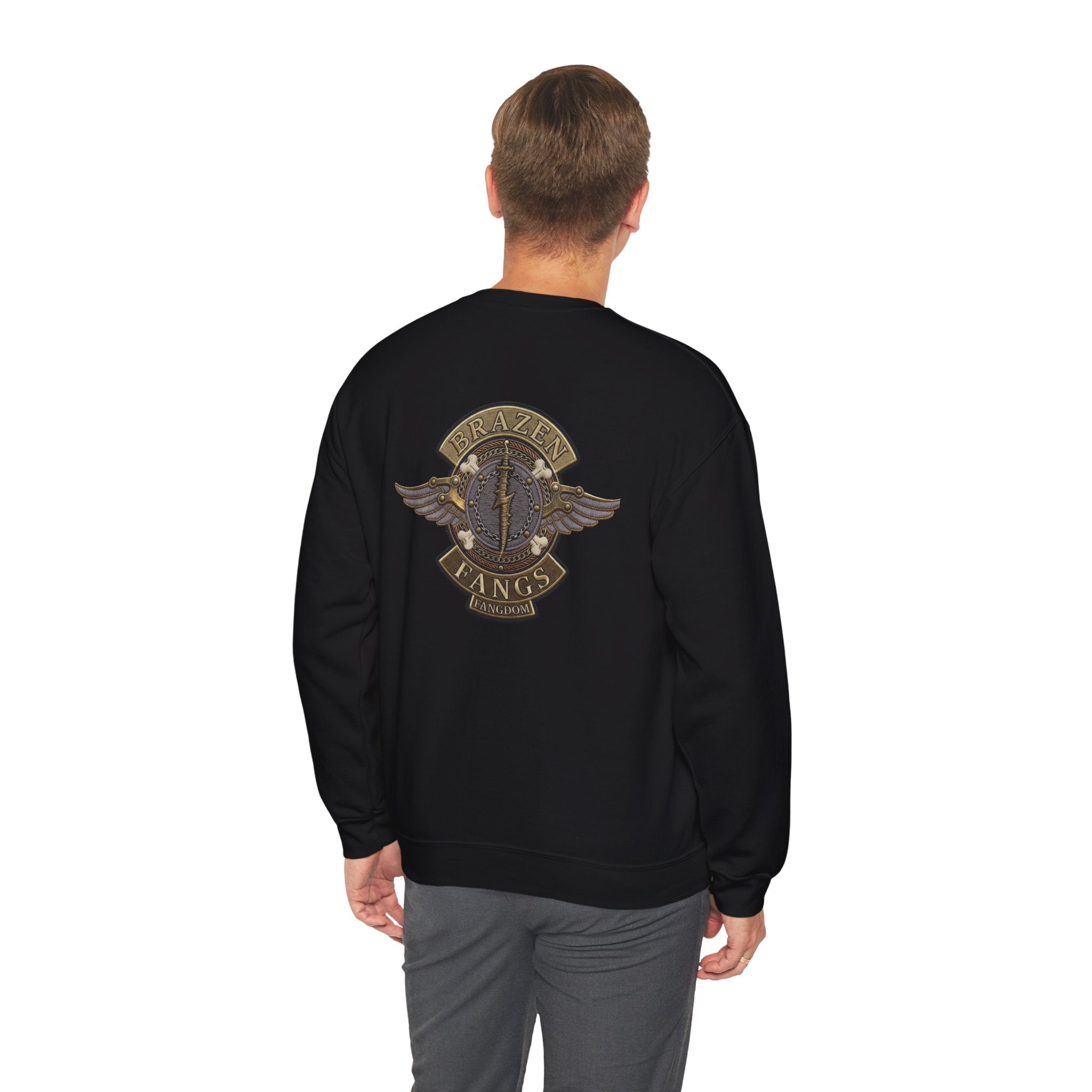 Brazen Fangs' Edition 1 Vintage Patch Crewneck Sweatshirt