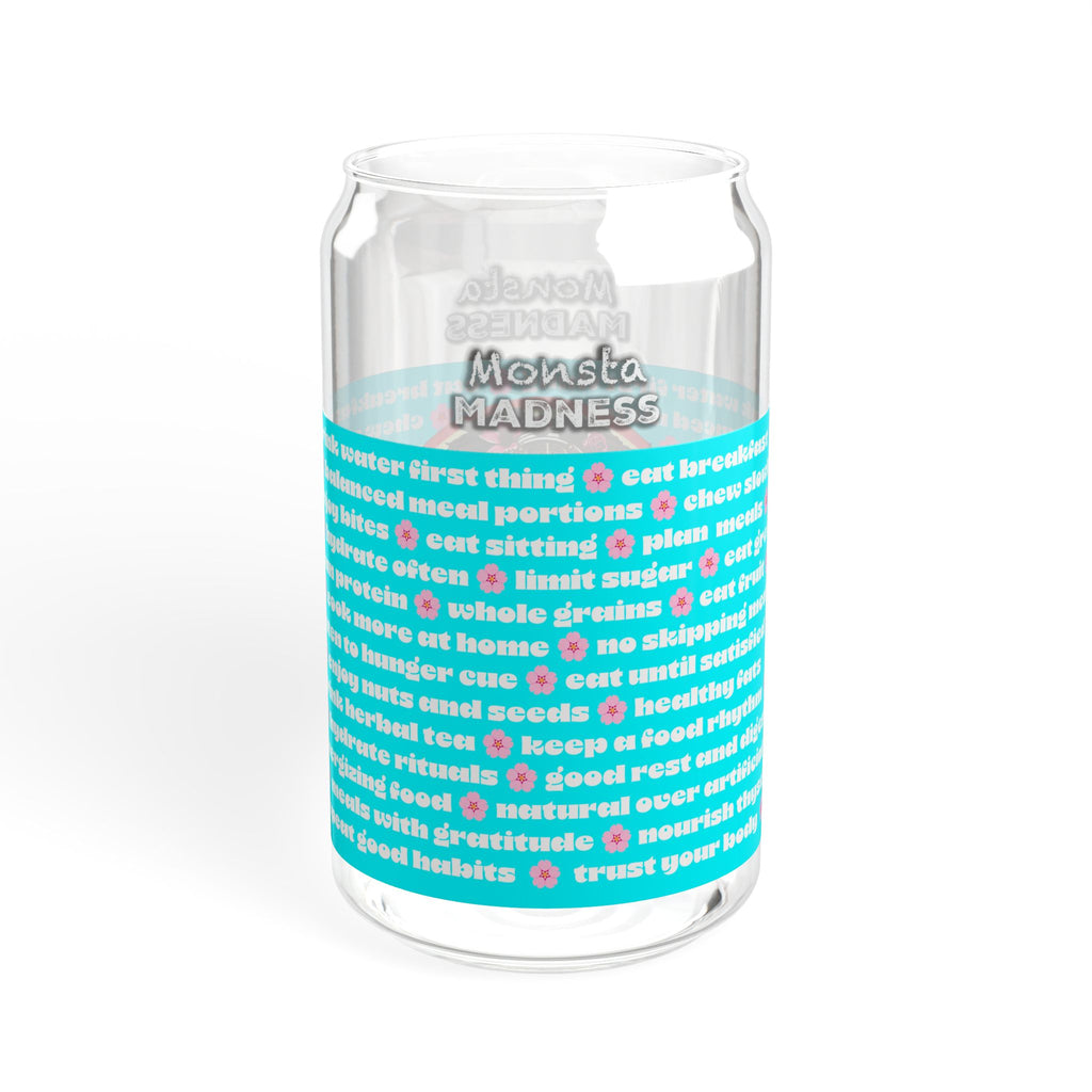 Monsta Madness “Tealicious” 16oz Sipper Glass Demon Hunters Edition