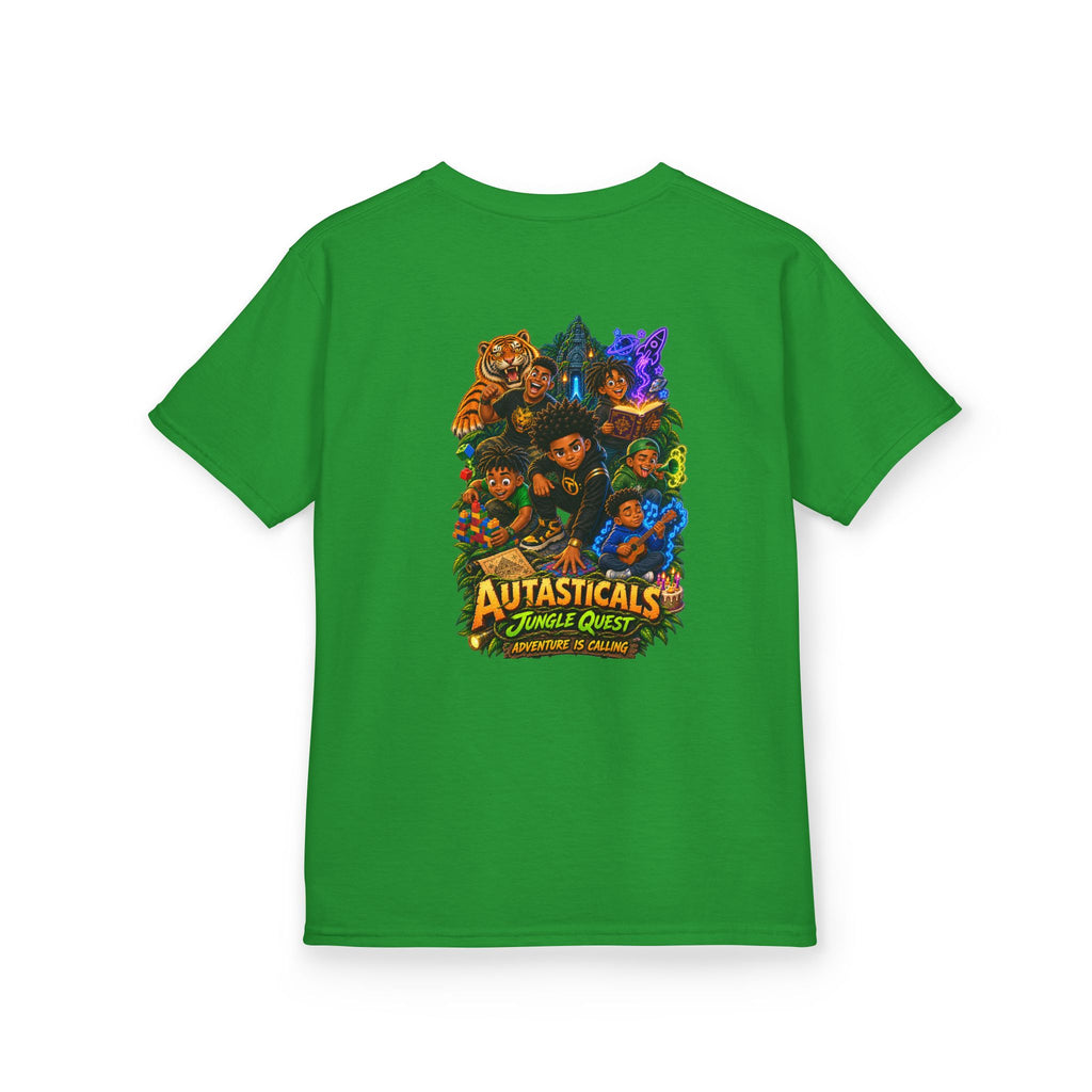 Autasticals™ Jungle Quest Kids T-Shirt– Celebrating Neurodiverse Kids Superpowers