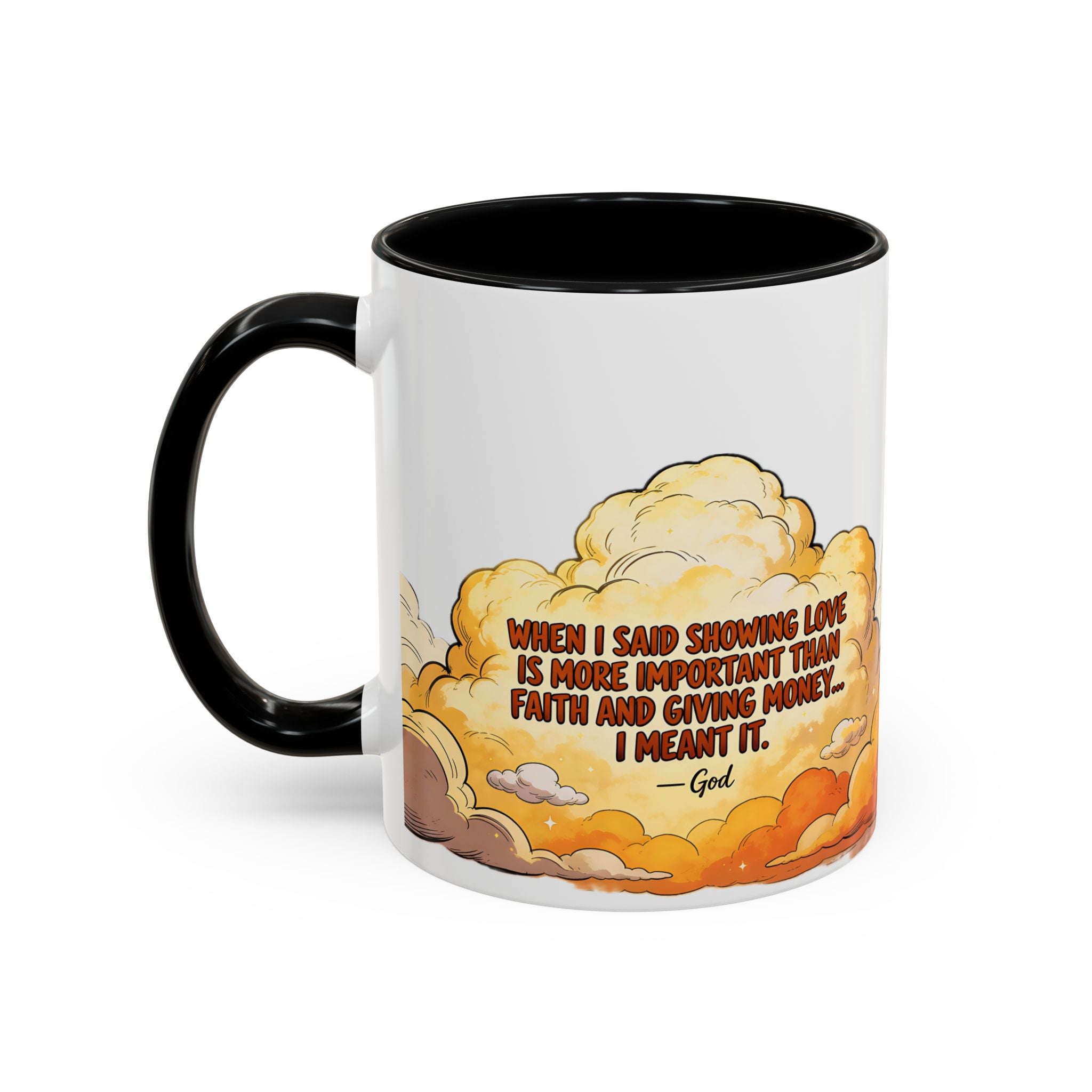 Godawfuls Coffee Mug — "Love is The greatest..." Inspirational Faith Coffee Mug