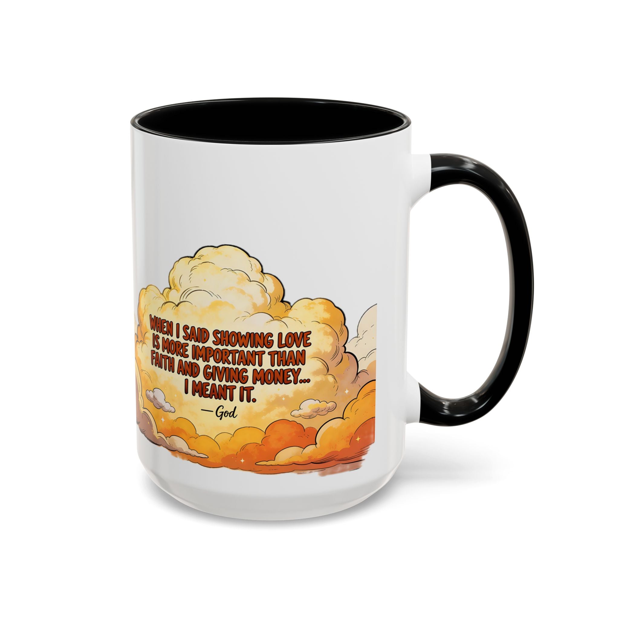 Godawfuls Coffee Mug — "Love is The greatest..." Inspirational Faith Coffee Mug