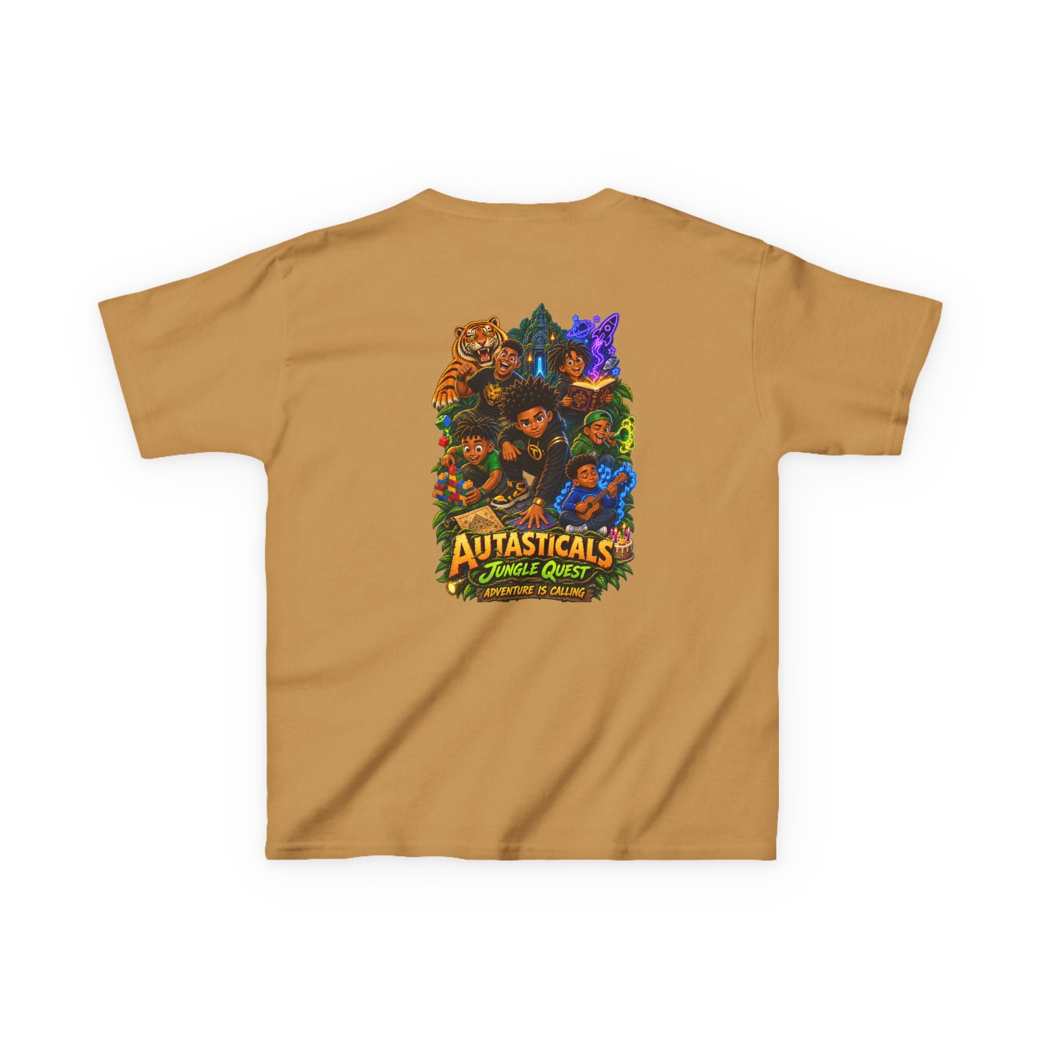 Autasticals™ Jungle Quest Kids T-Shirt– Celebrating Neurodiverse Kids Superpowers