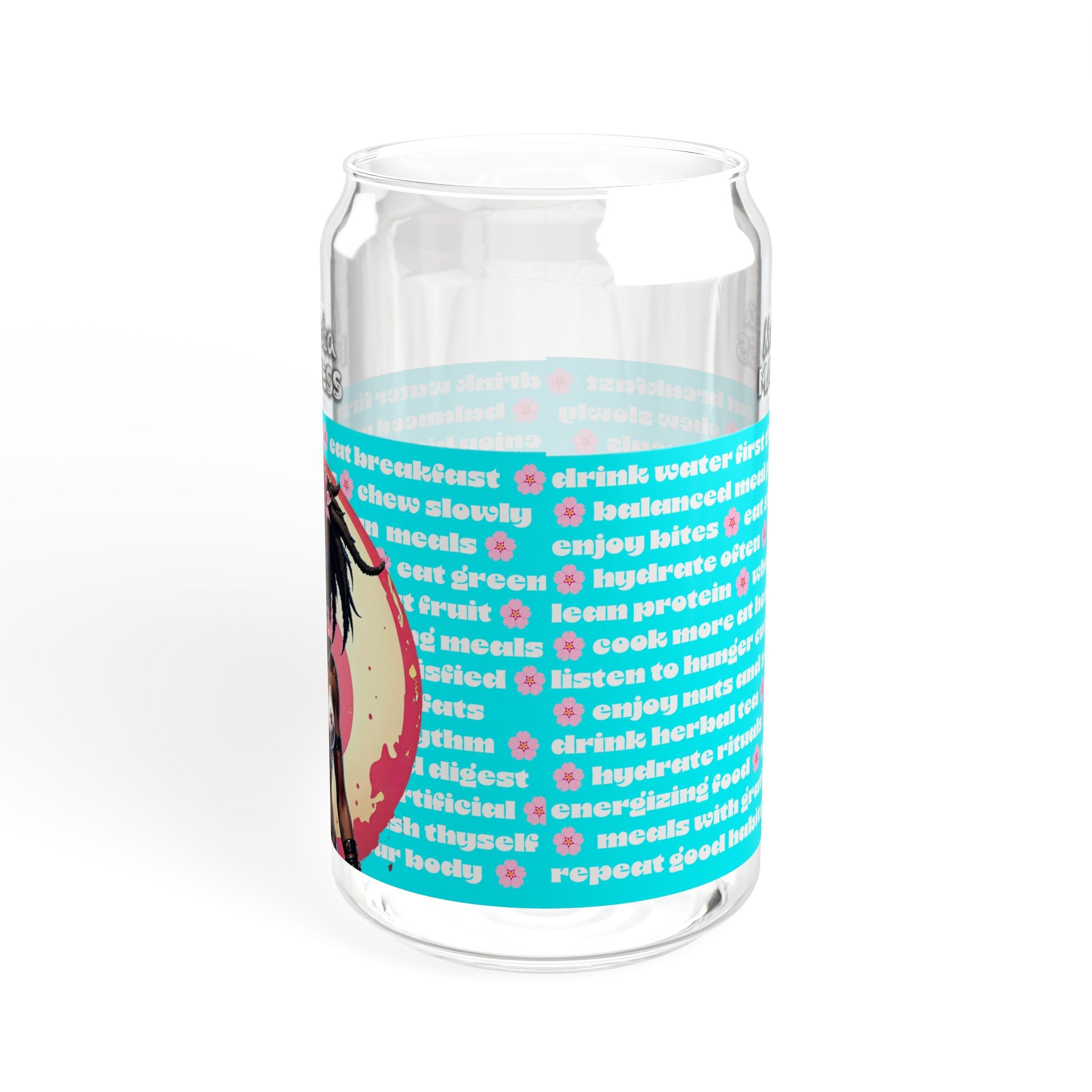 Monsta Madness “Tealicious” 16oz Sipper Glass Demon Hunters Edition