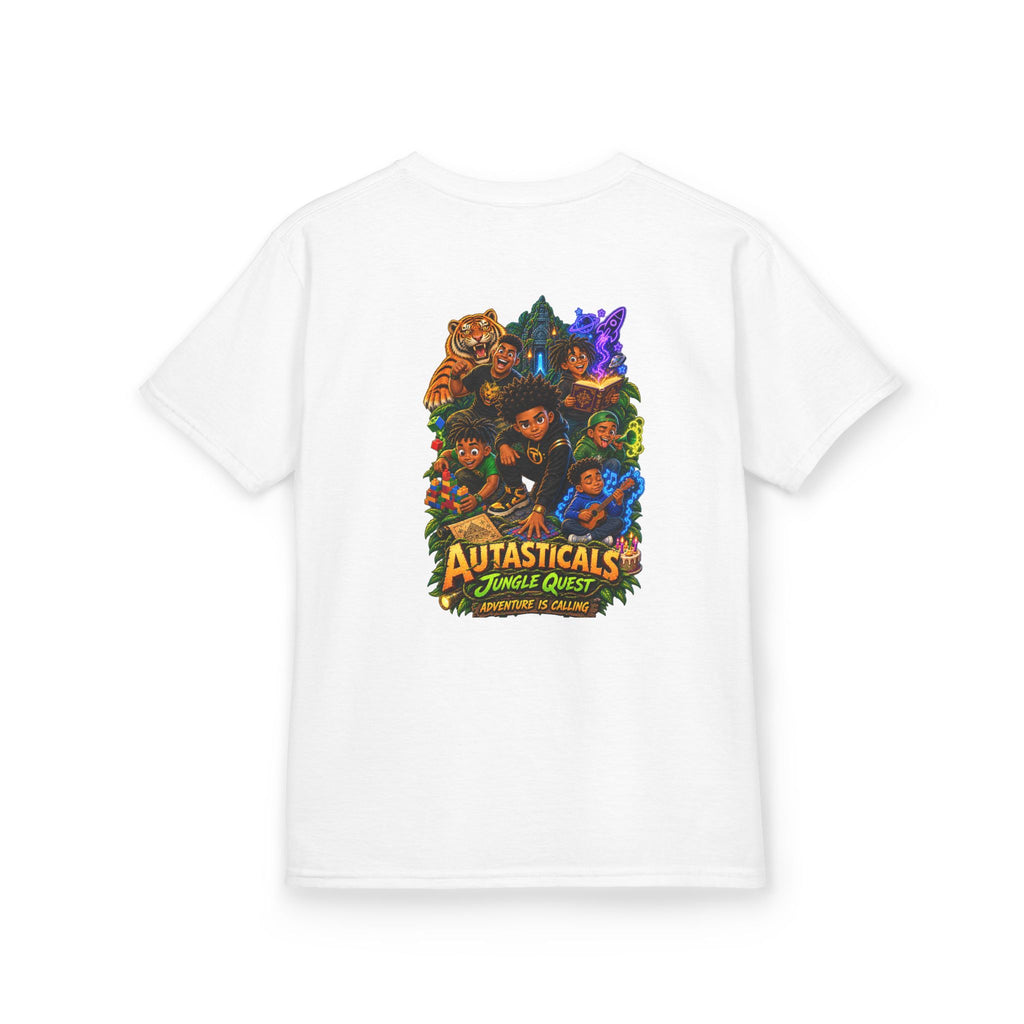 Autasticals™ Jungle Quest Kids T-Shirt– Celebrating Neurodiverse Kids Superpowers