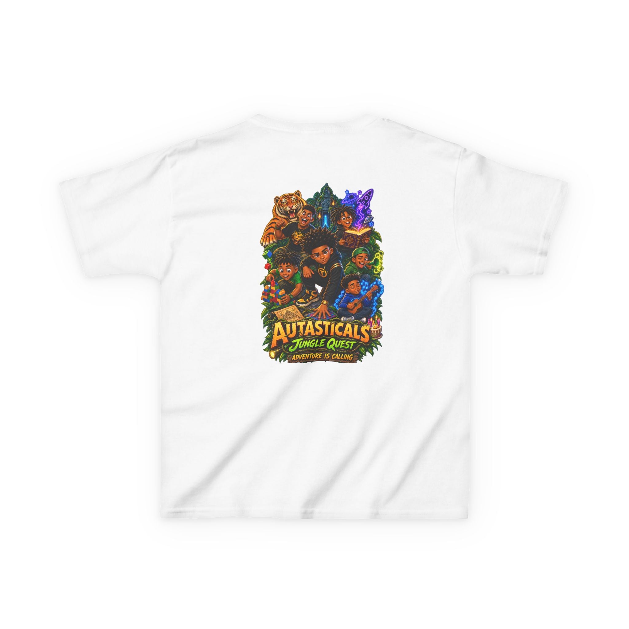 Autasticals™ Jungle Quest Kids T-Shirt– Celebrating Neurodiverse Kids Superpowers