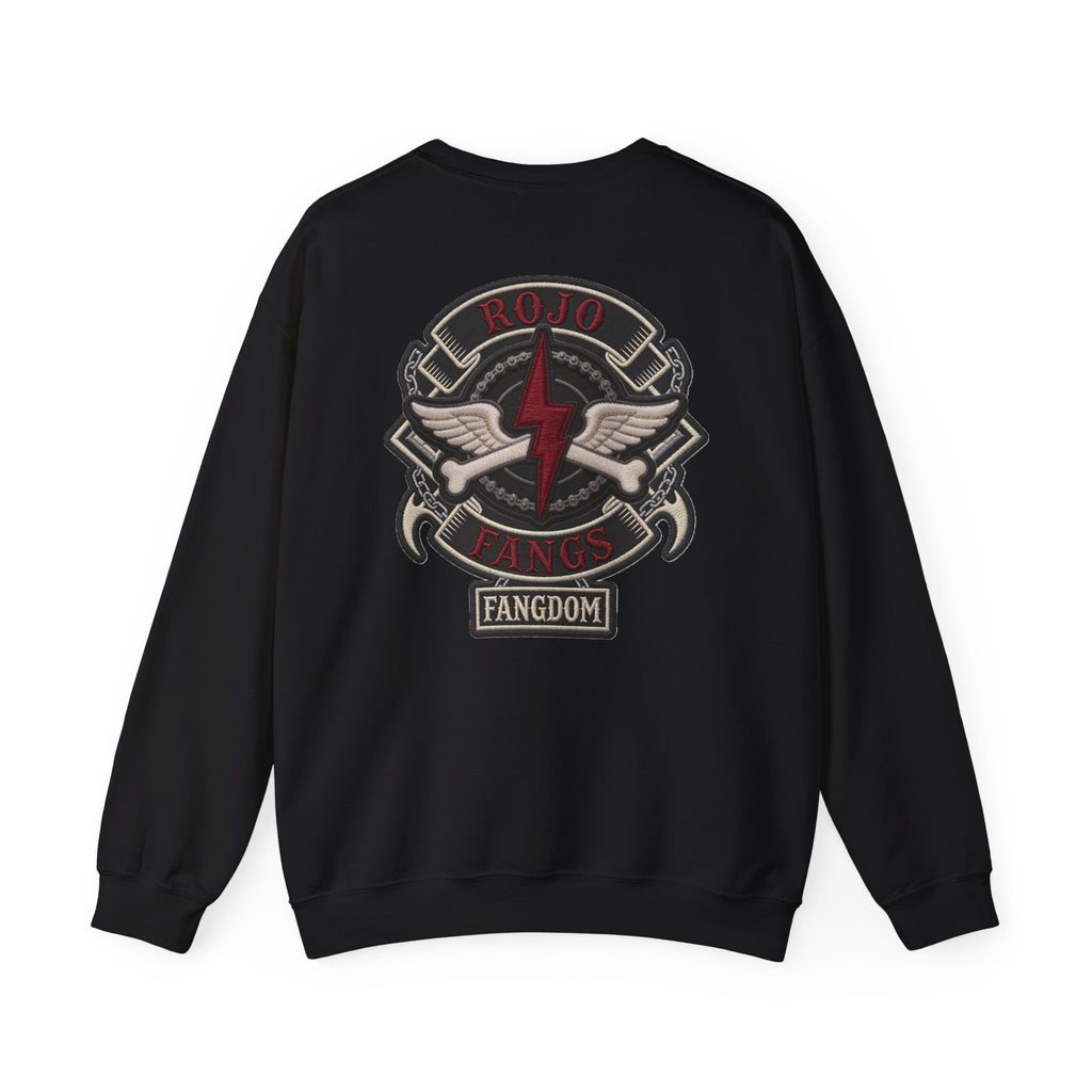 'Rojo Fangs' Edition 1 Vintage Patch Racing Logo Crewneck Sweatshirt