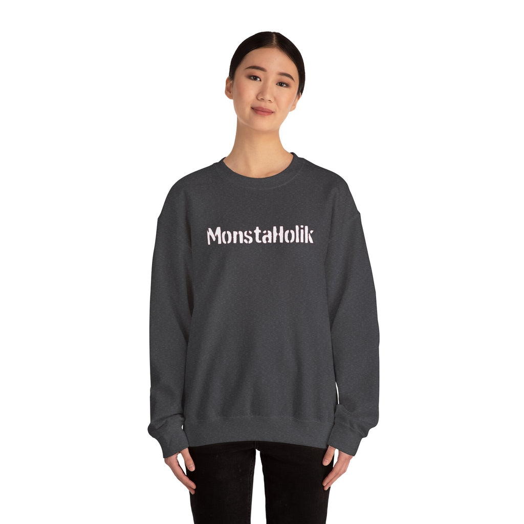 MonstaHolik Graphic Sweatshirt — Character Collage Crewneck