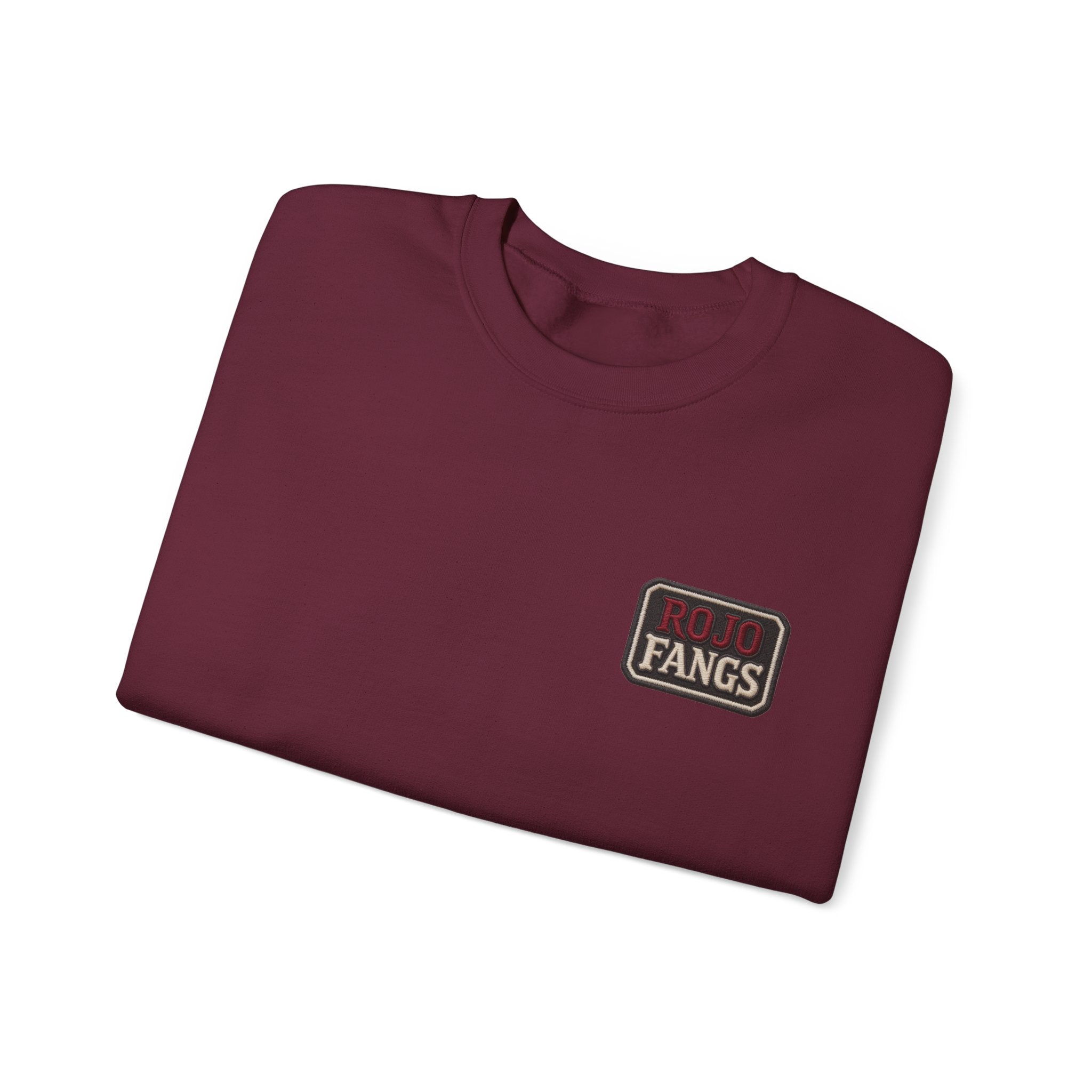 'Rojo Fangs' Edition 1 Vintage Patch Racing Logo Crewneck Sweatshirt