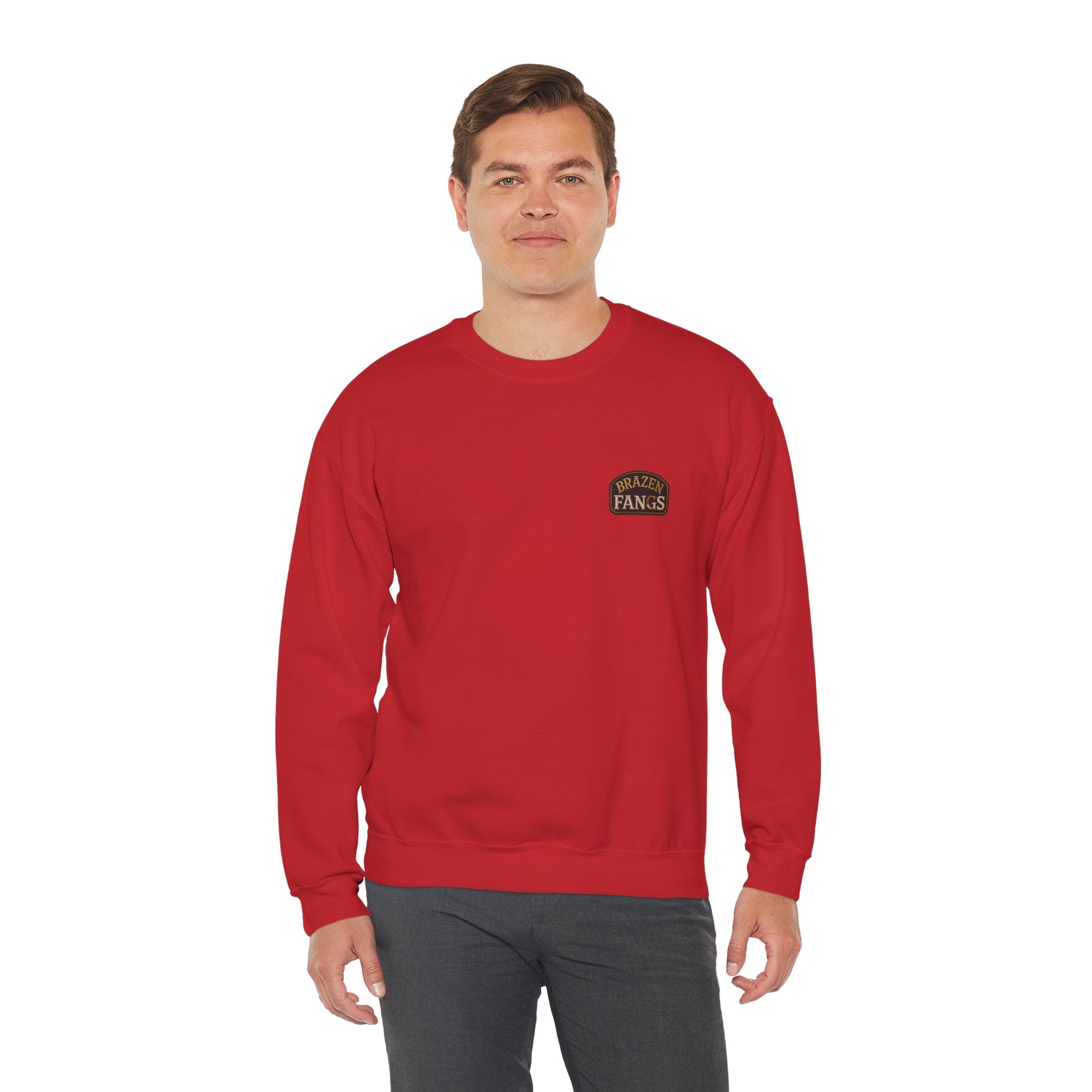 Brazen Fangs' Edition 1 Vintage Patch Crewneck Sweatshirt