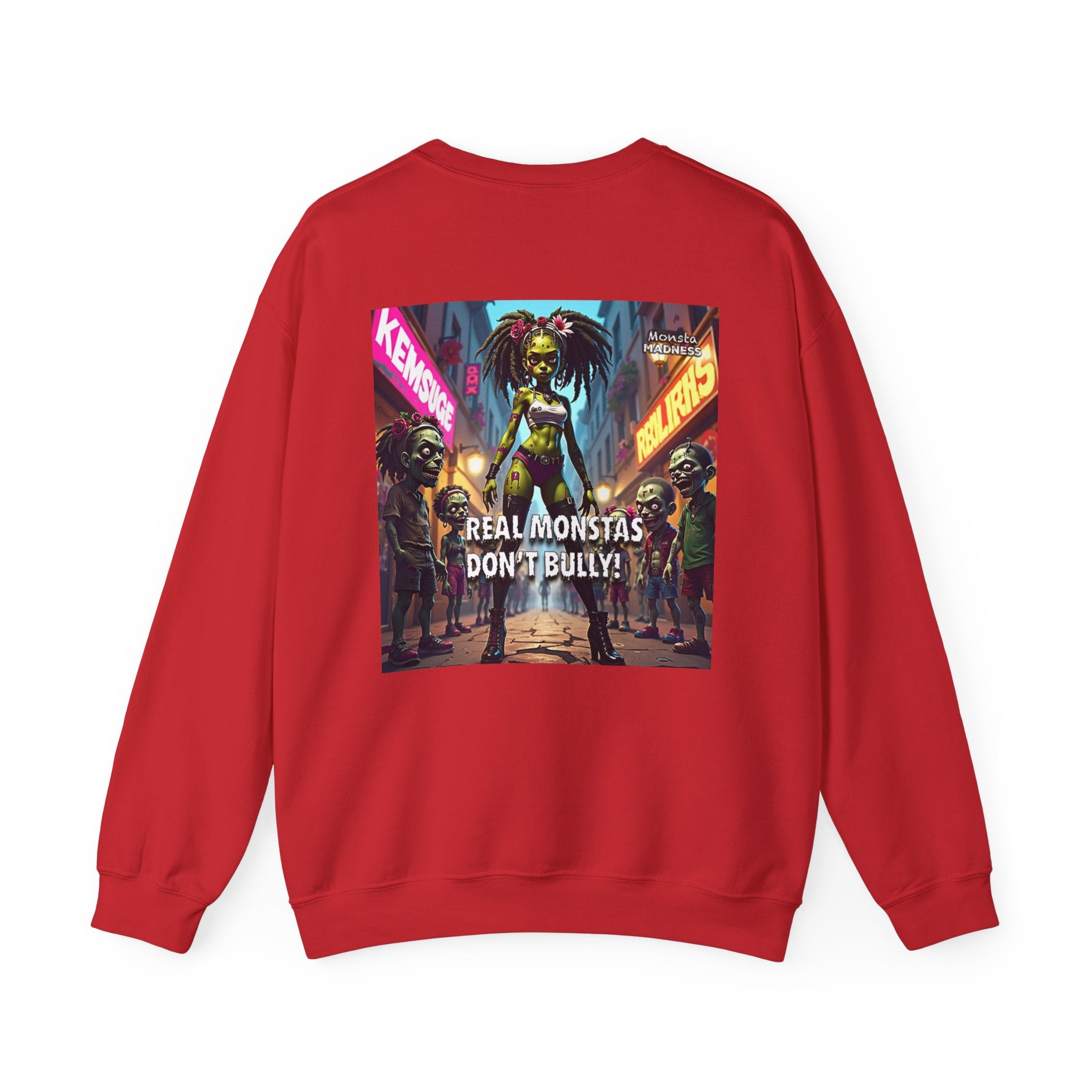MonstaHolik Graphic Sweatshirt — No Bullying