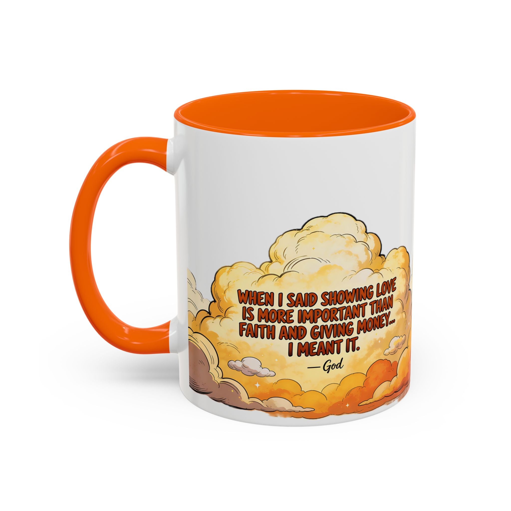 Godawfuls Coffee Mug — "Love is The greatest..." Inspirational Faith Coffee Mug