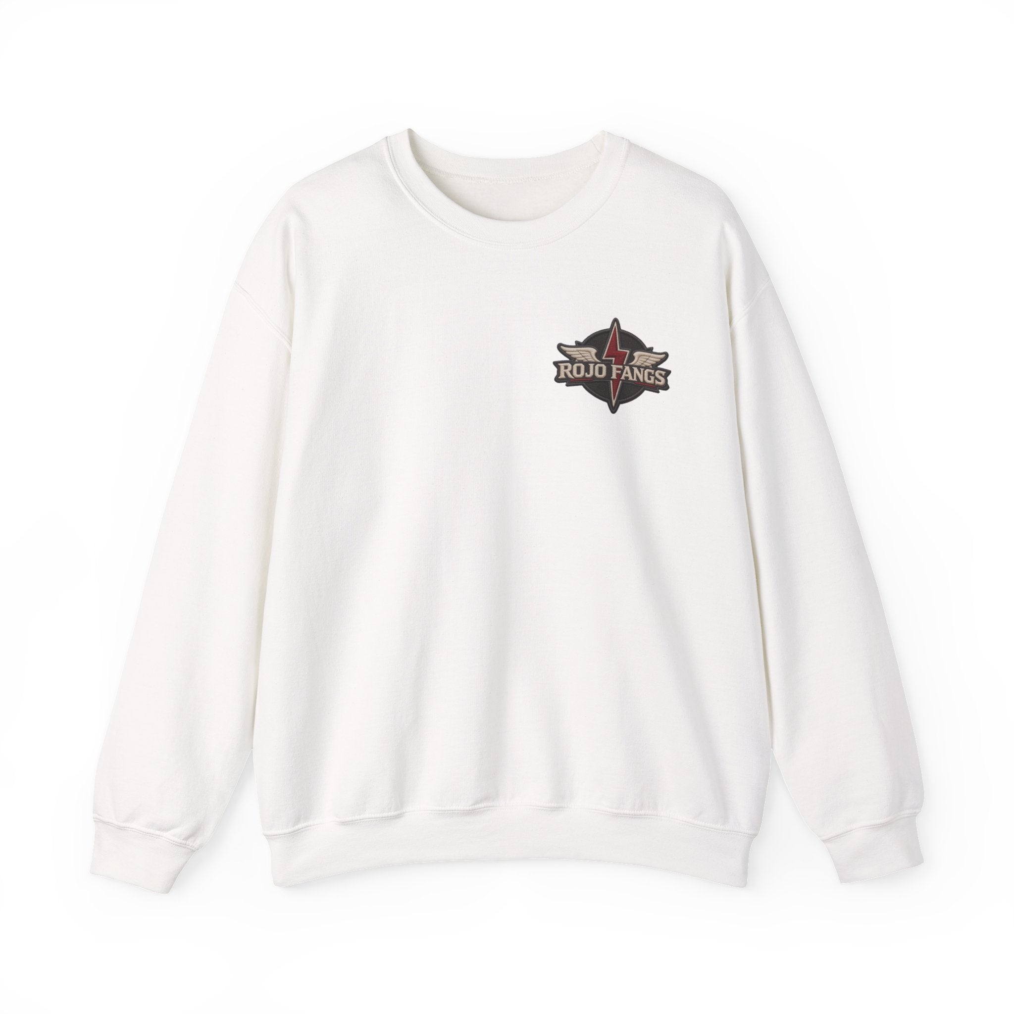‘Rojo Fangs' Edition 3 Vintage Patch Racing Logo Crewneck Sweatshirt