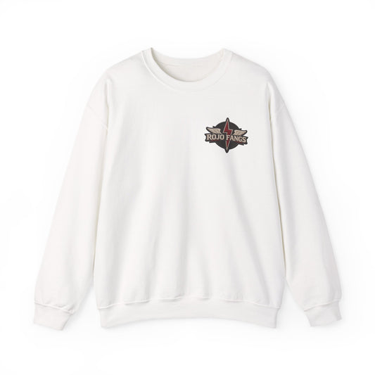 ‘Rojo Fangs' Edition 3 Vintage Patch Racing Logo Crewneck Sweatshirt