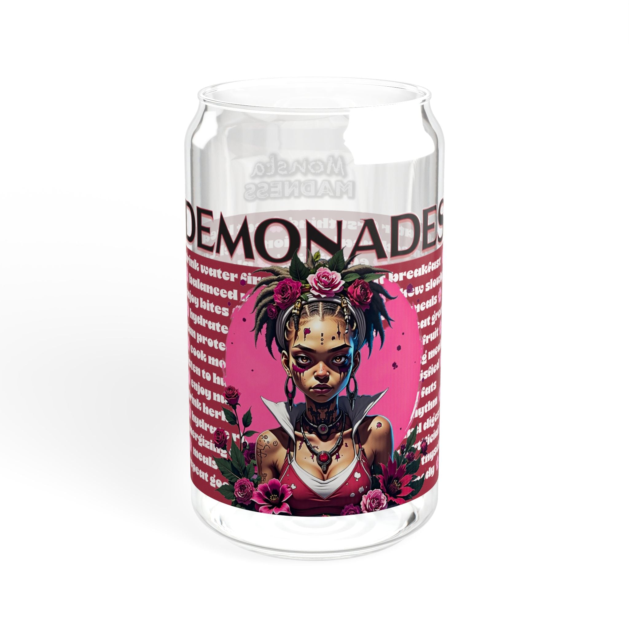 Monsta Madness “Demonades” 16oz Sipper Glass Demon Hunters Edition