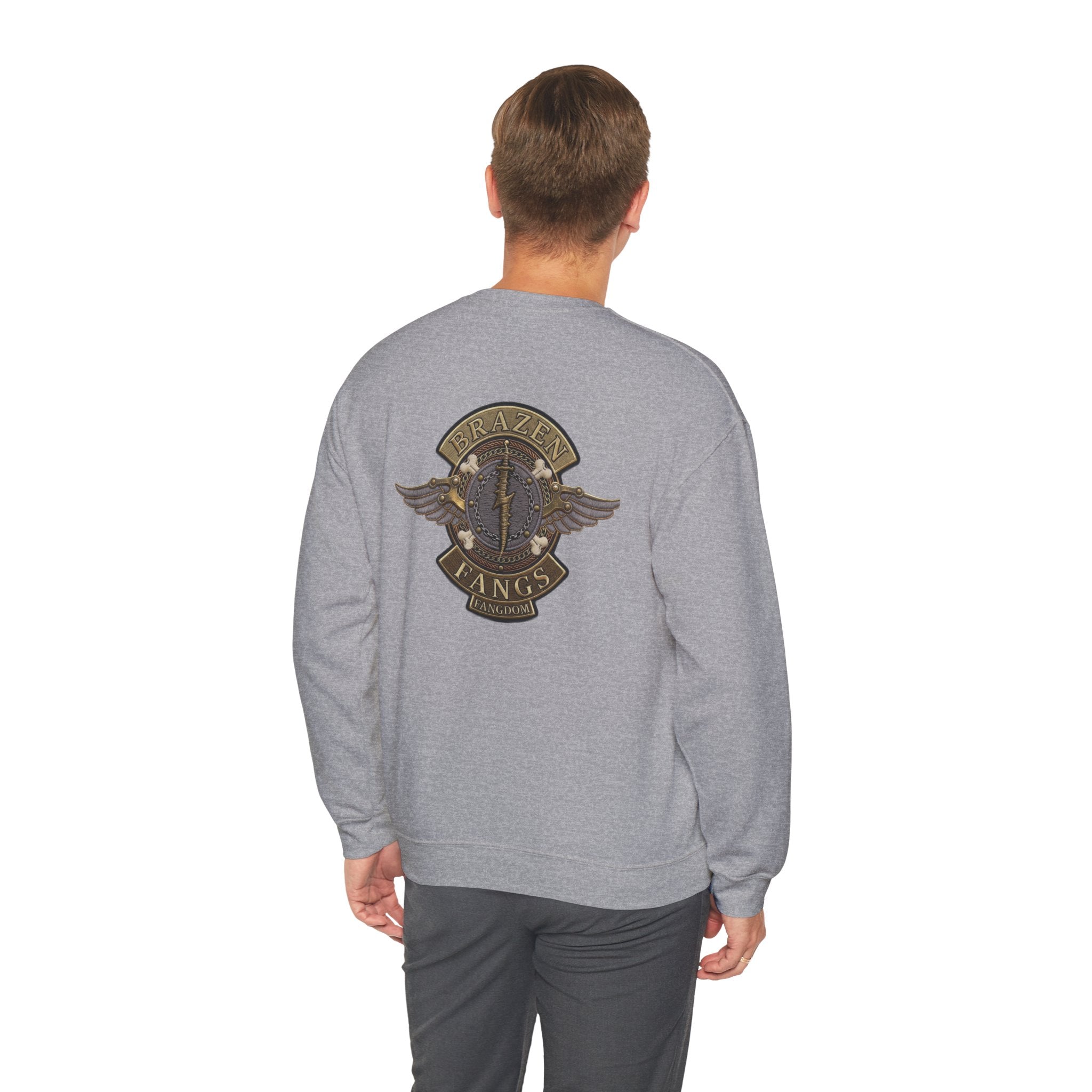 Brazen Fangs' Edition 1 Vintage Patch Crewneck Sweatshirt