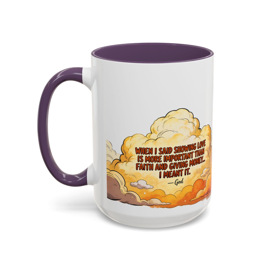 Godawfuls Coffee Mug — "Love is The greatest..." Inspirational Faith Coffee Mug