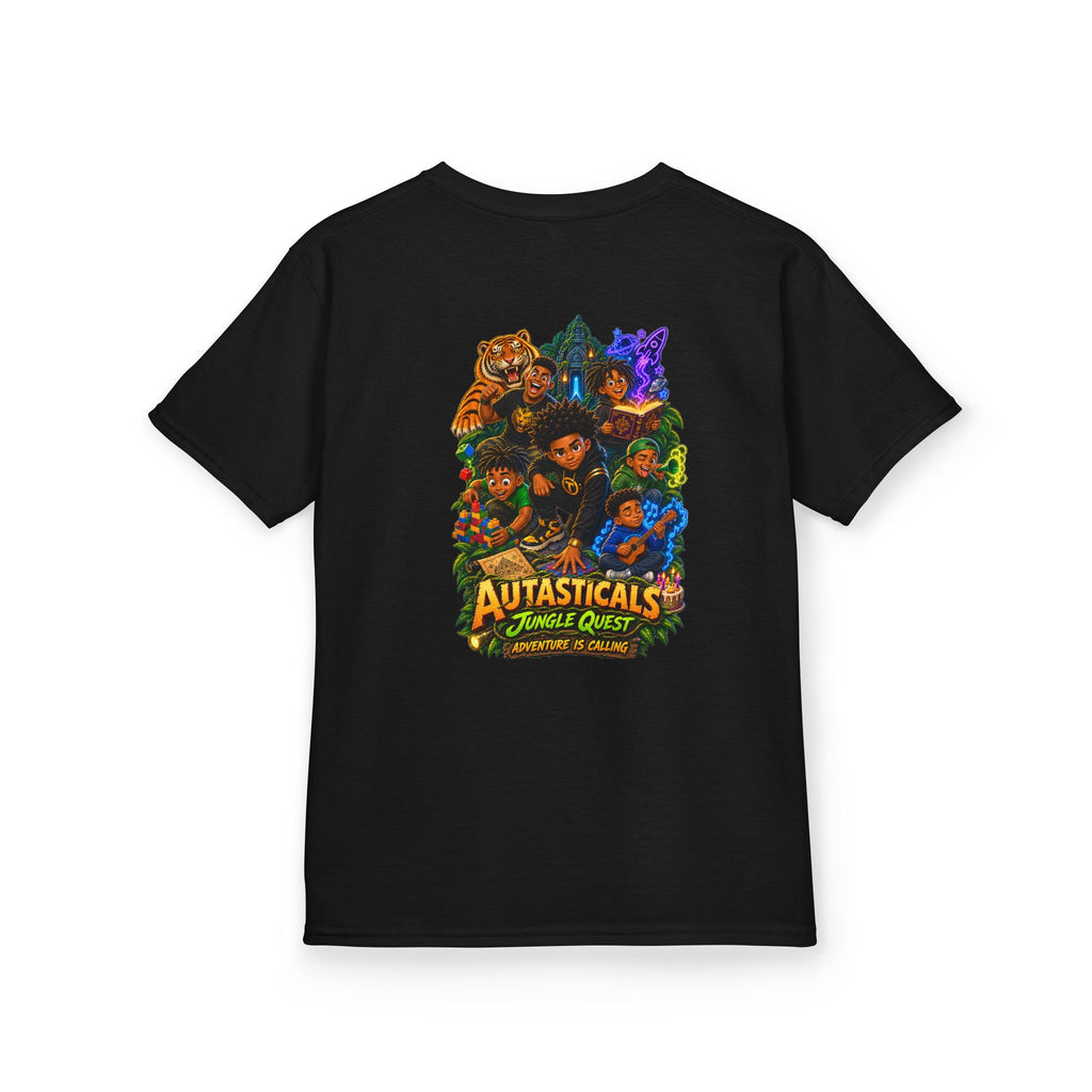 Autasticals™ Jungle Quest Kids T-Shirt– Celebrating Neurodiverse Kids Superpowers