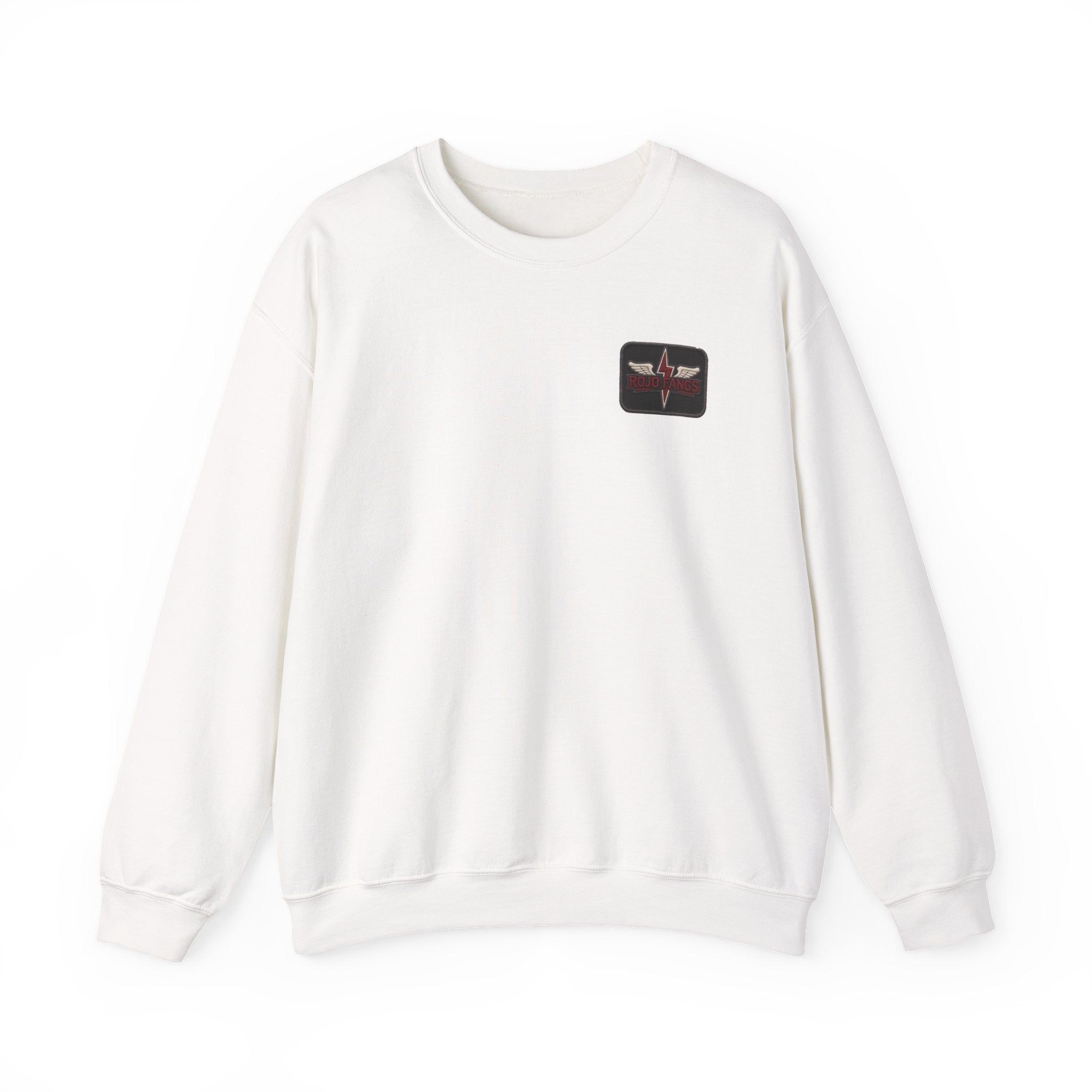 'Rojo Fangs' Edition 2 Vintage Patch Racing Logo Crewneck Sweatshirt