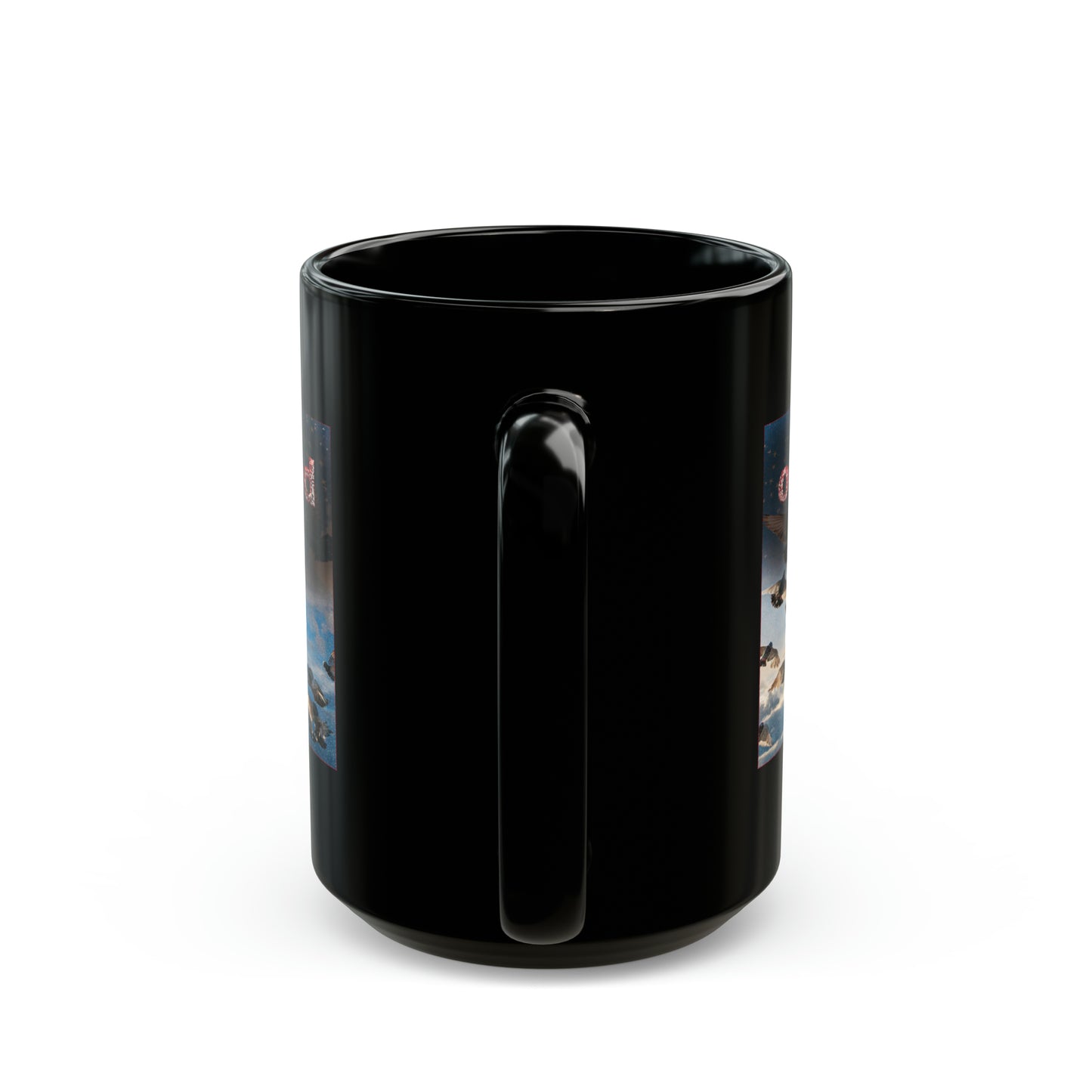 Ovierated Black Mug (15oz)