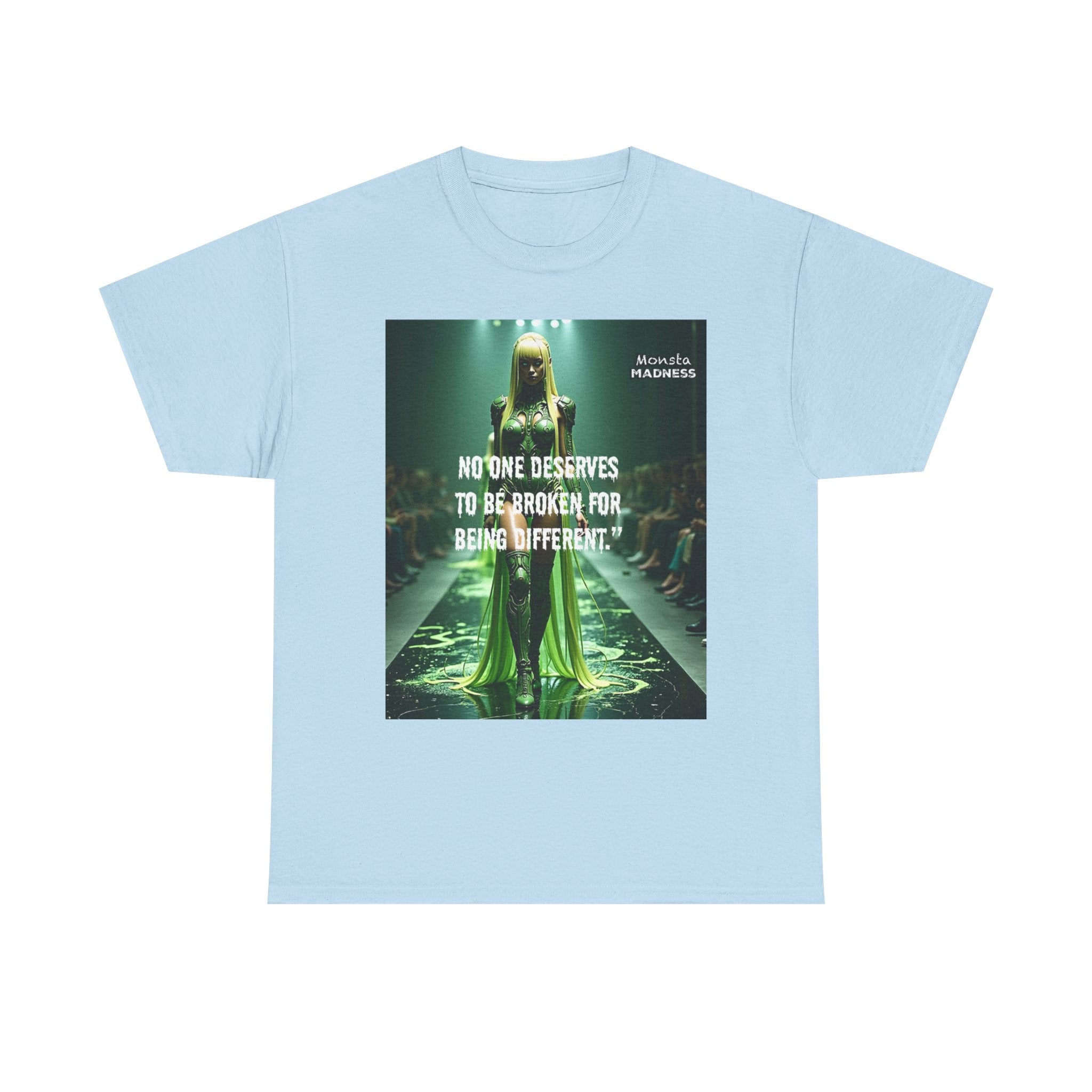 Monsta Madness  Gilgora Swamp Drip Different Is Power Unisex Heavy Cotton Tee