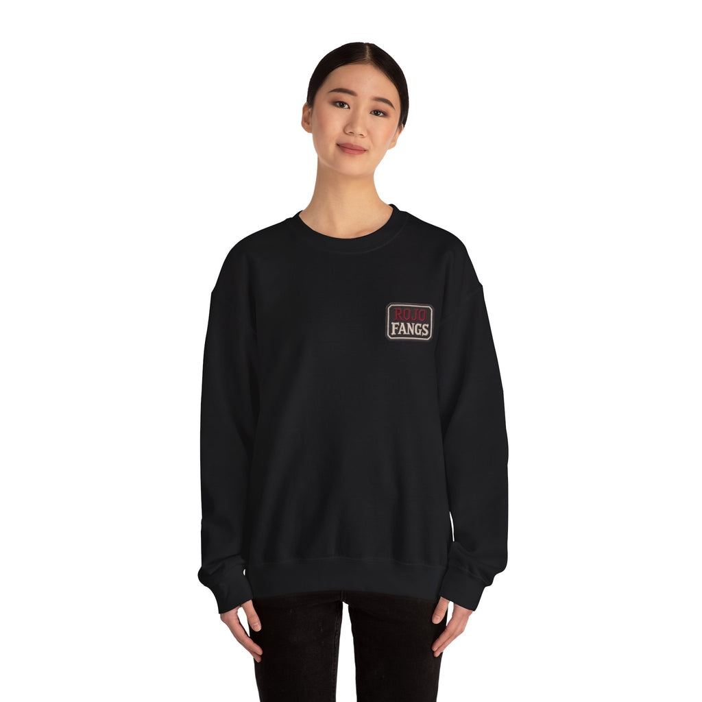 'Rojo Fangs' Edition 1 Vintage Patch Racing Logo Crewneck Sweatshirt