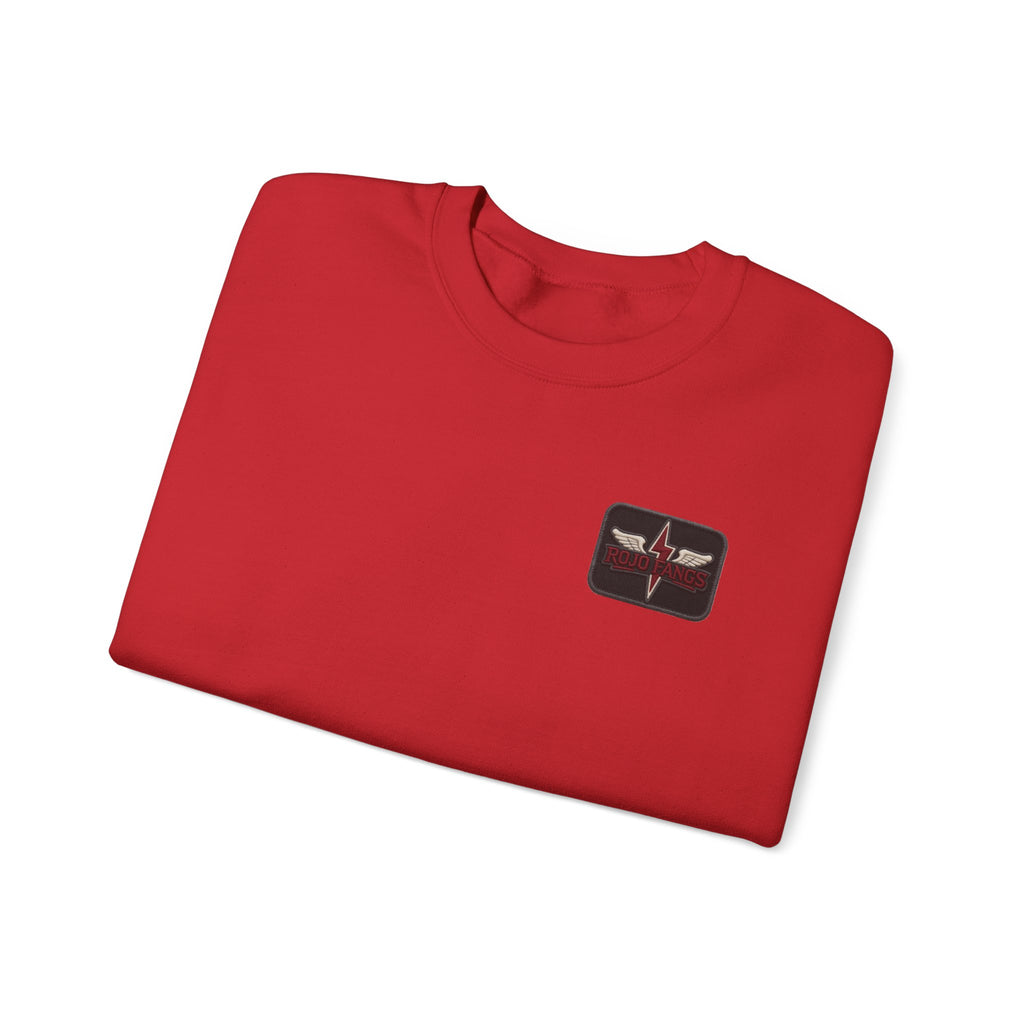 'Rojo Fangs' Edition 2 Vintage Patch Racing Logo Crewneck Sweatshirt
