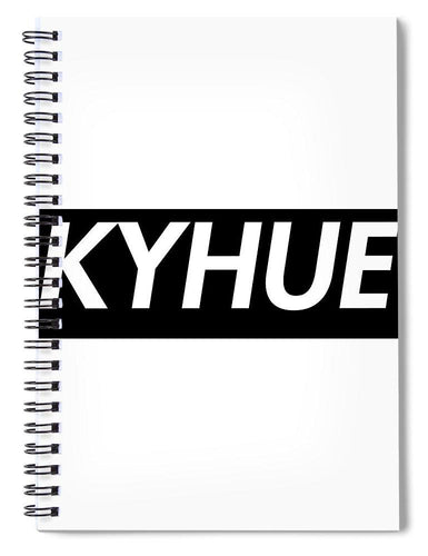 Kyhue Black - Spiral Notebook